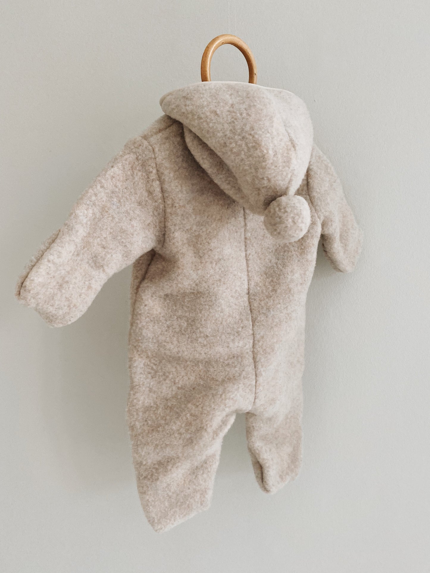 Lalaby | Teddy Merinoull Onsie - Oat