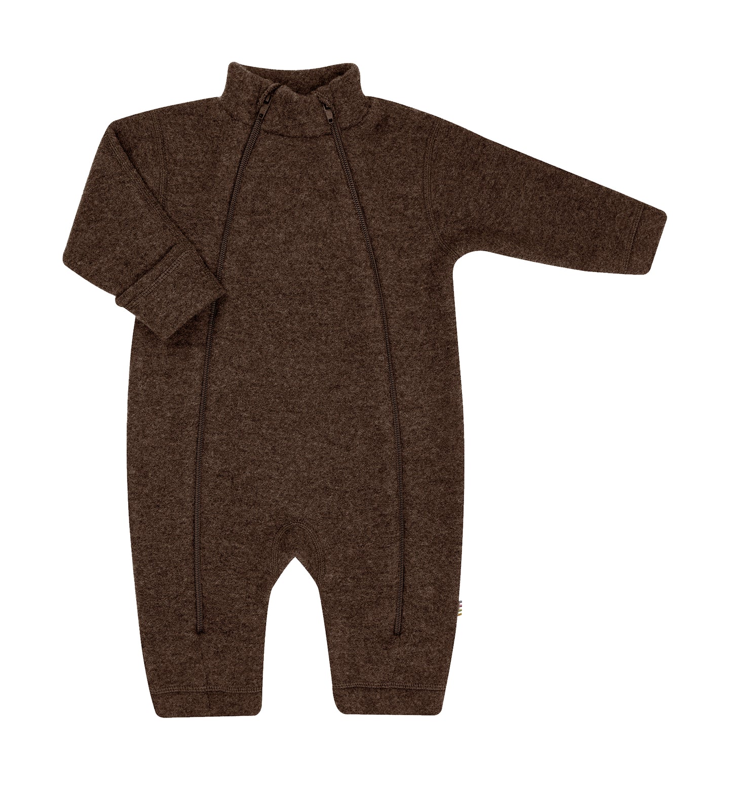 Joha | Ulldress bamsefleece 2in1 - Mørkebrun