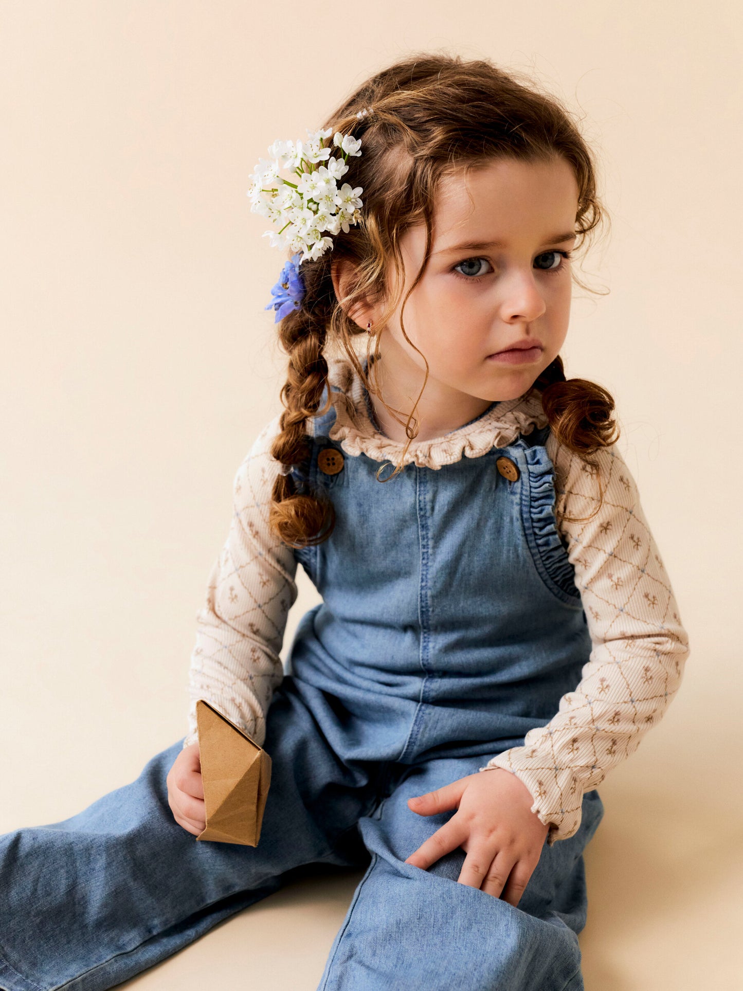 Lil Atelier Mini | Tula Selebukse - Medium Blue Denim