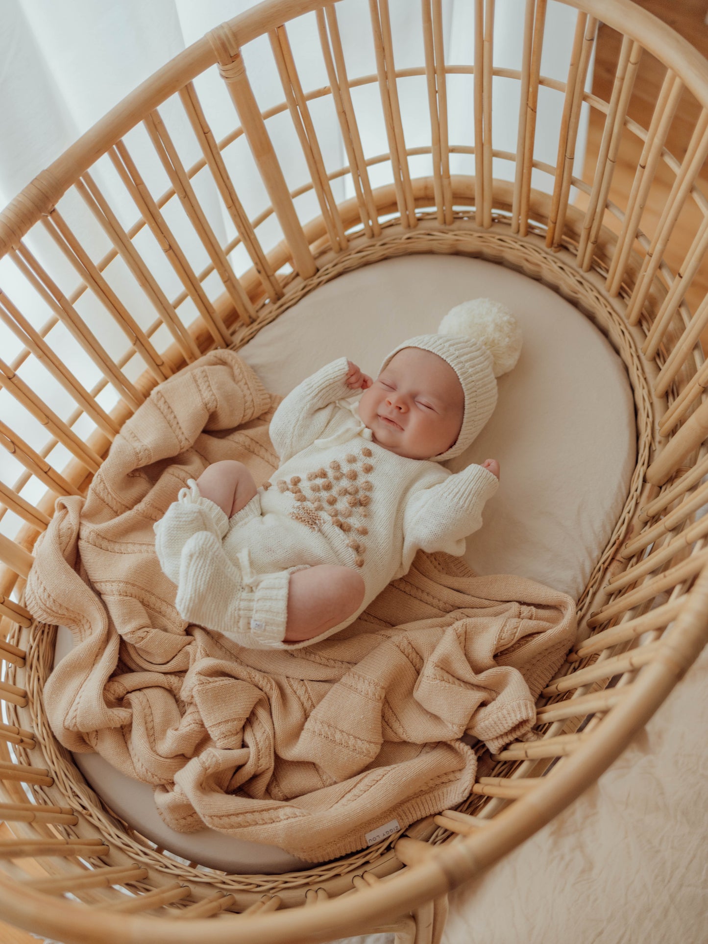 Ziggy Lou | Chunky Strikket Romper - Coconut Christmas