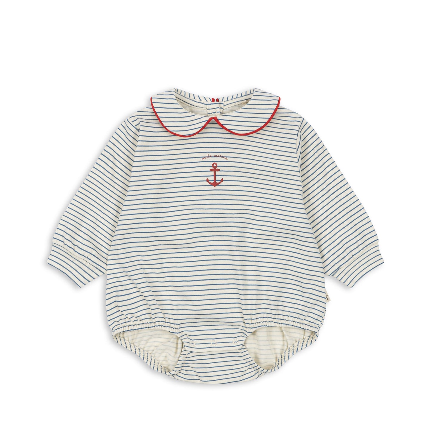 Konges Sløjd | Alfie Romper med krage - Stripe Bluie