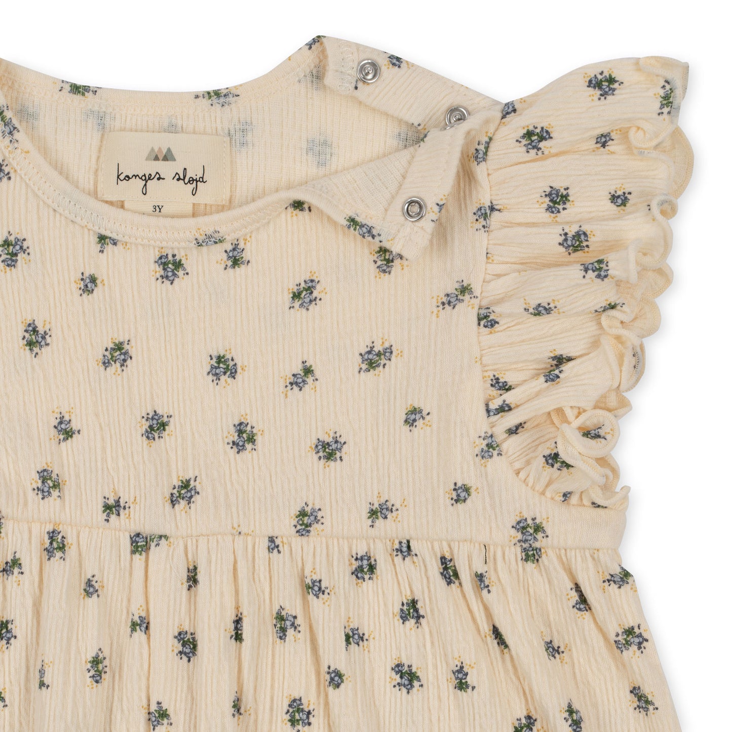 Konges Sløjd | Chleo Frill Romper - Bloomie Blue