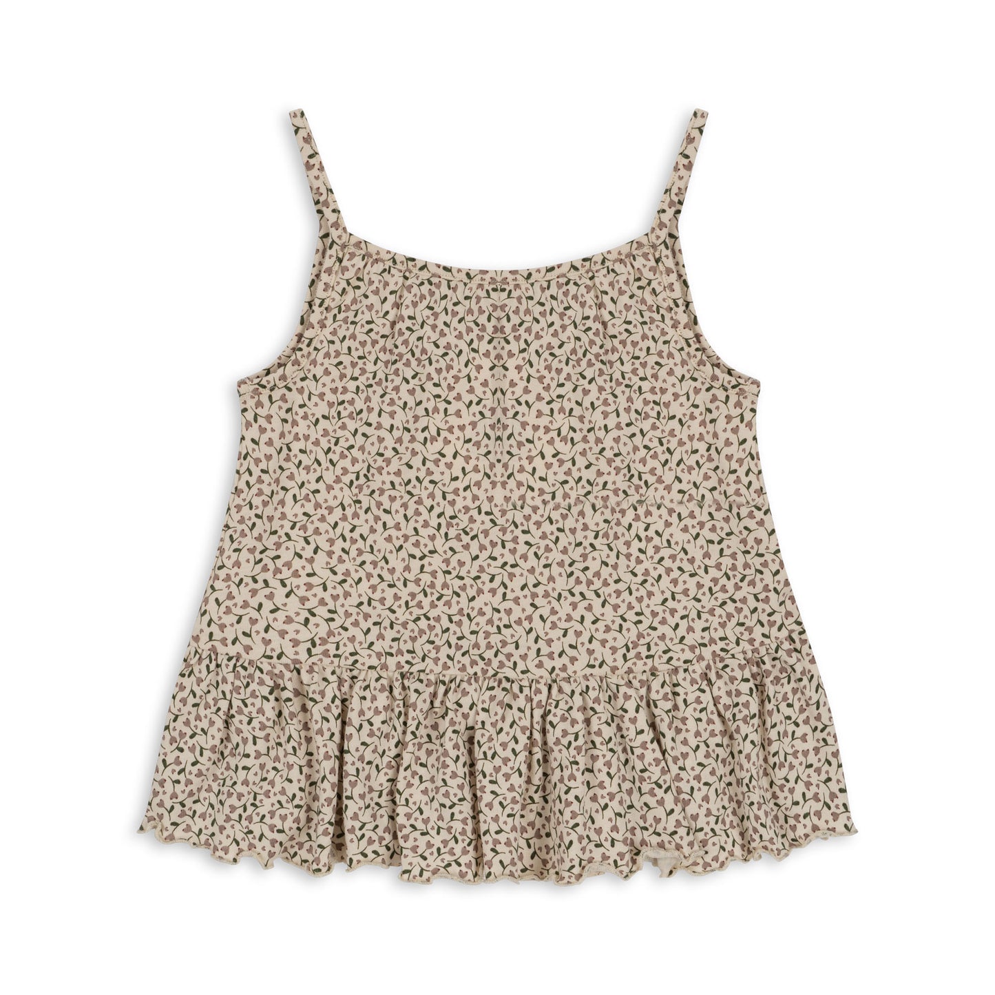 Konges Sløjd | Lin Frill Strap Top - Milk Tank