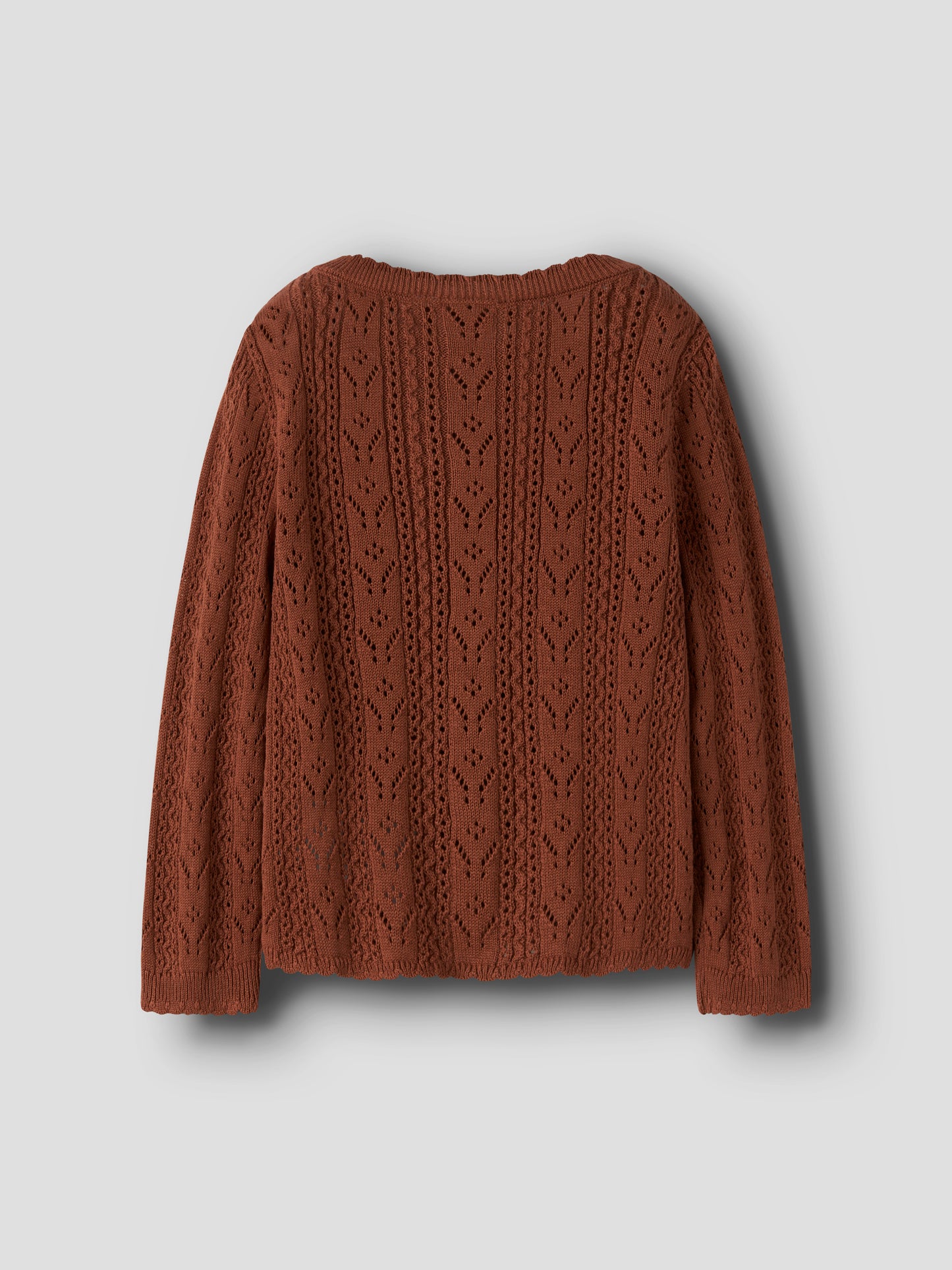 Lil Atelier MINI | Kajsa Strikket Cardigan - Maple Syrup