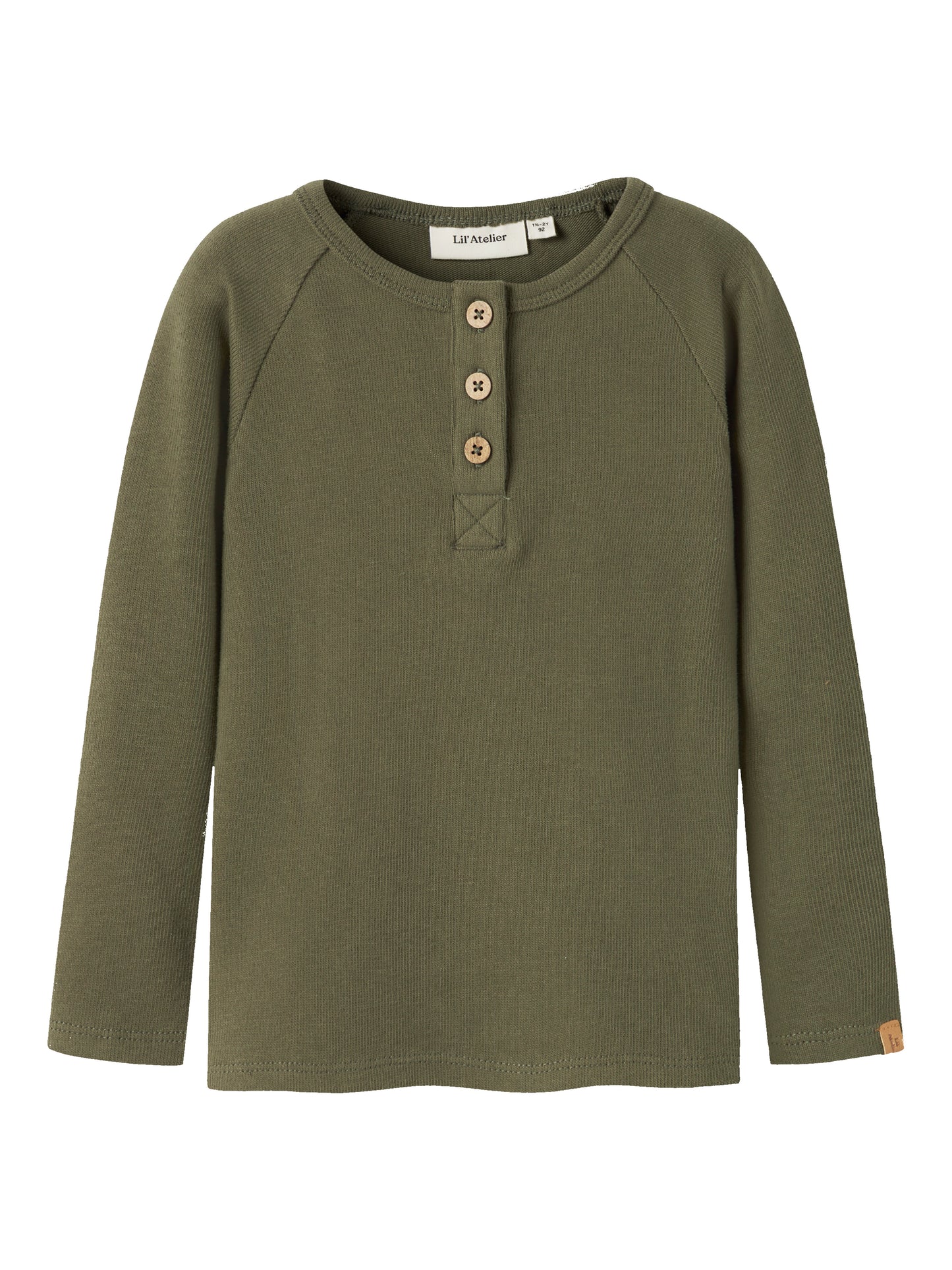 Lil Atelier MINI | Luno Slim Top - Winter Moss
