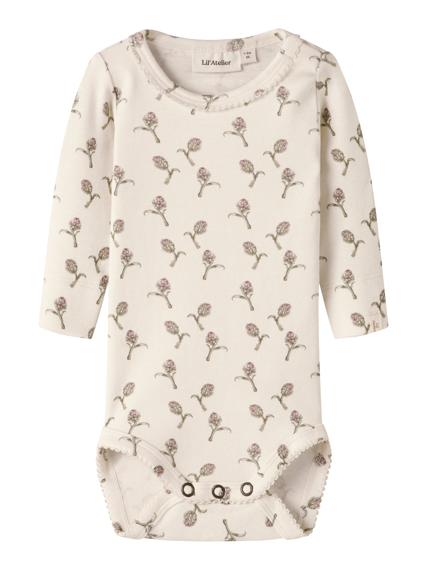 Lil Atelier Baby | Gayo Slim Body - Turtledove Artichoke