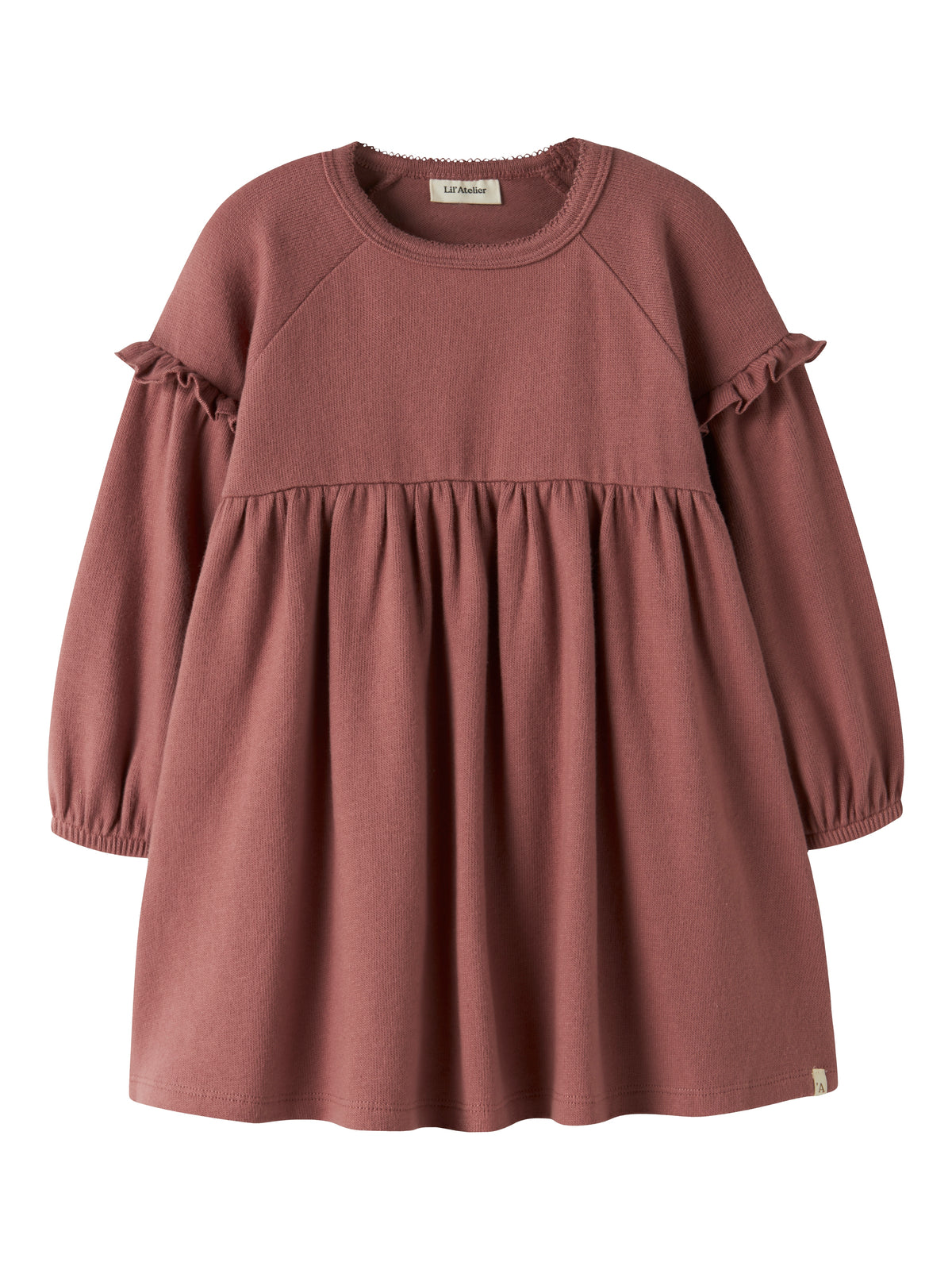 Lil Atelier MINI | Thoro myk kjole - Mahogany