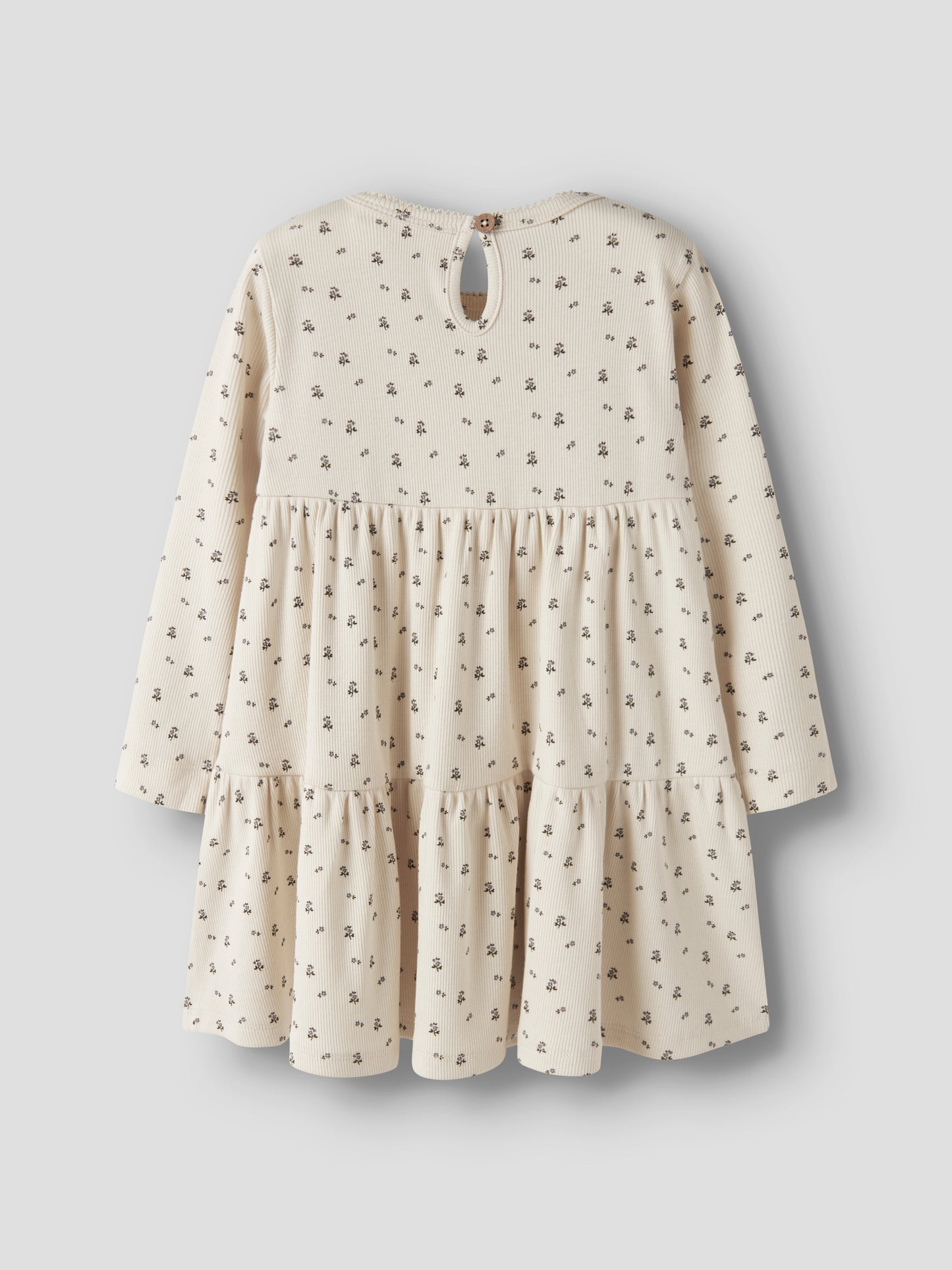 Lil Atelier Mini | Lago bomullskjole - Turtledove Blue Flower