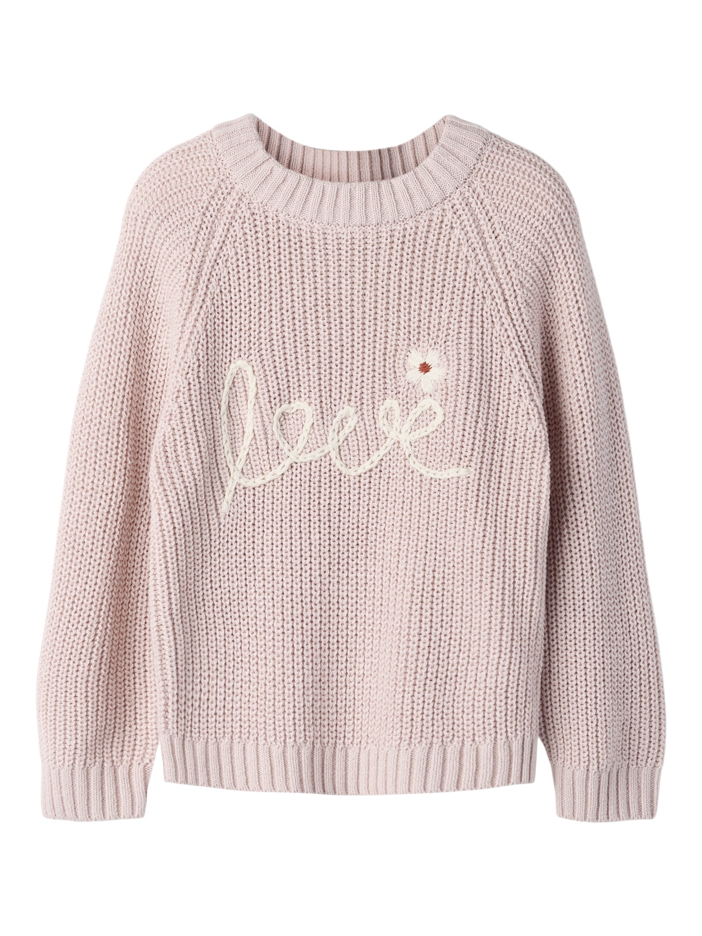 Lil Atelier MINI | Femlen Chunky strikket genser - Hushed Violet