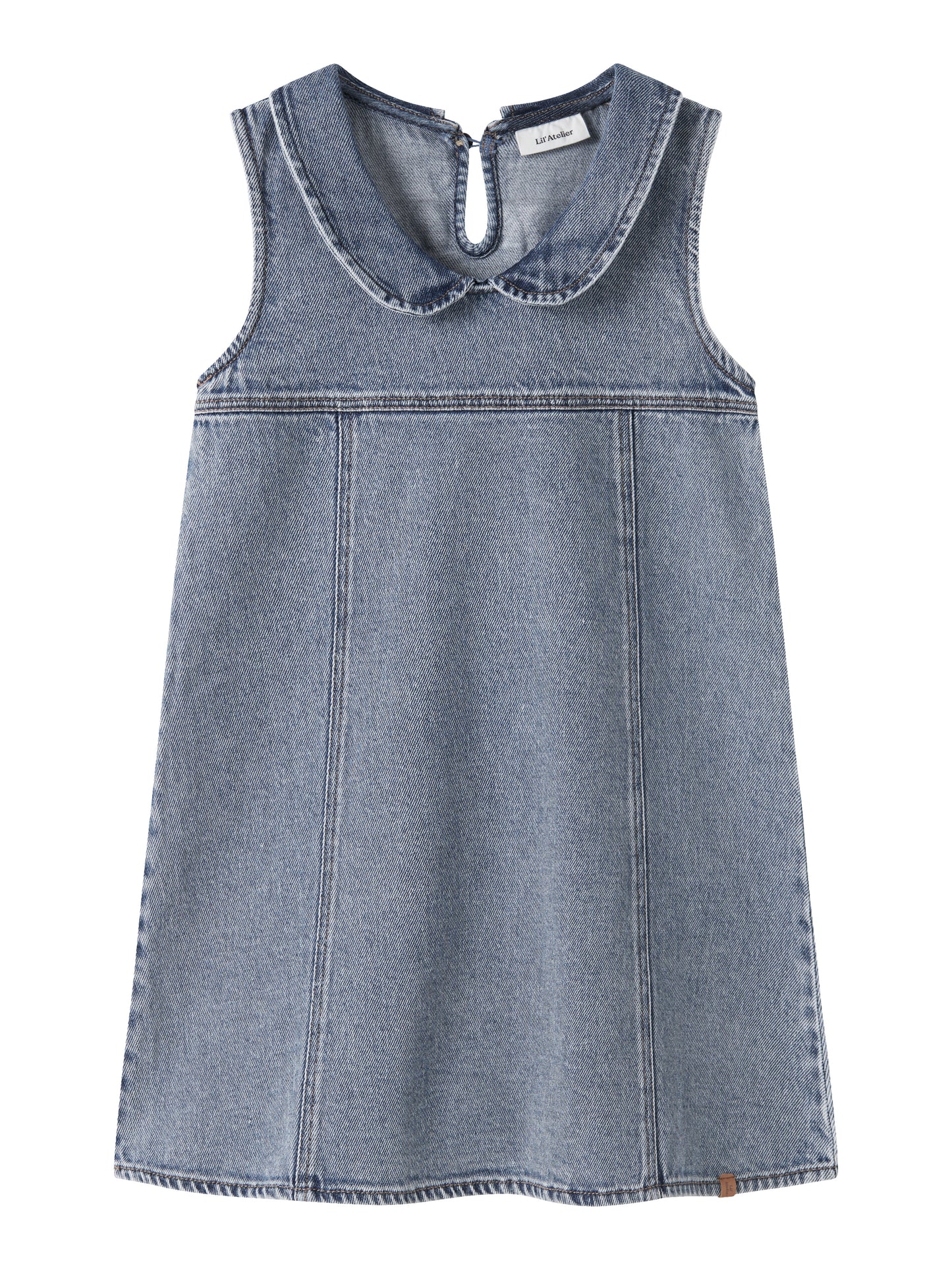 Lil Atelier Mini | Karole Denimkjole - Medium Blue Denim