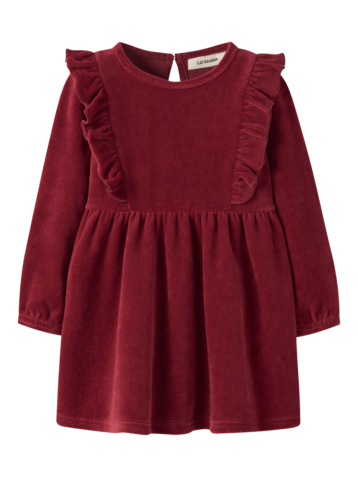 Lil Atelier MINI | Saga Julekjole - Biking red