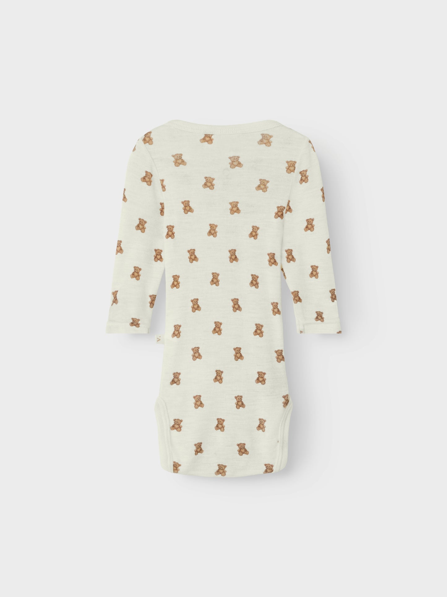 Lil Atelier Baby | Nalu Unisex ull omslagsbody - Teddybjørn Turtledove