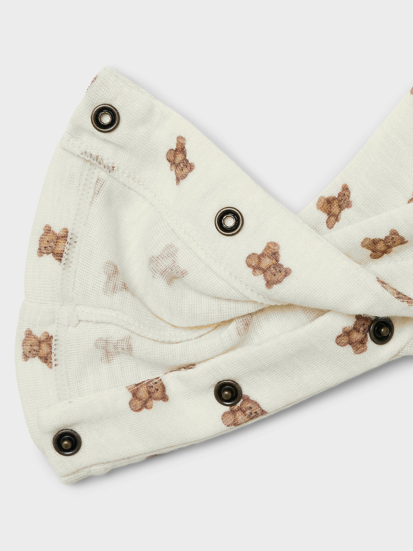 Lil Atelier Baby | Nalu Unisex ull heldress - Teddybjørn Turtledove
