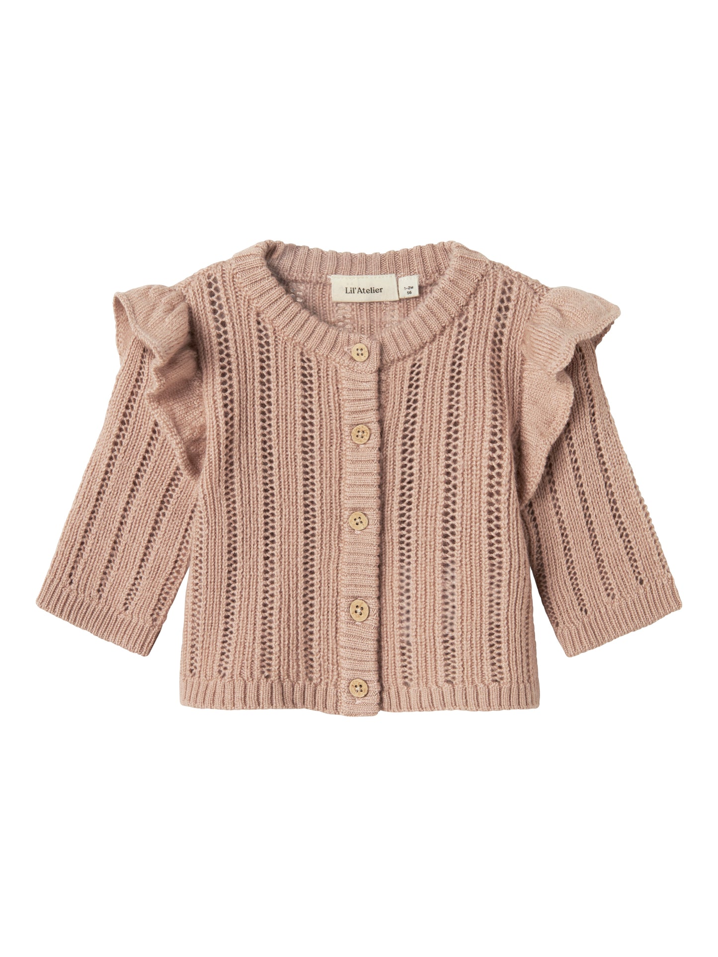 Lil Atelier Baby | Nomo strikket ulljakke - Roebuck