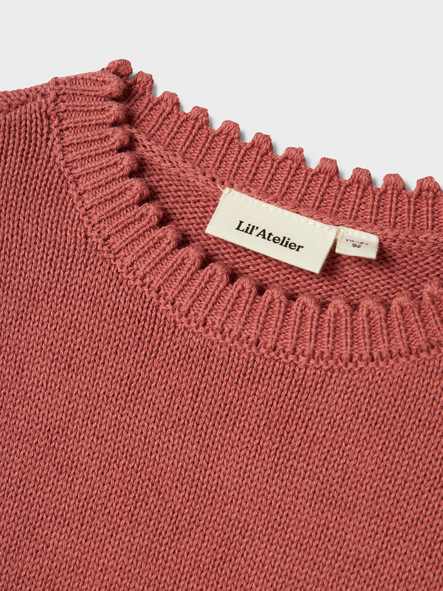 Lil Atelier Mini | Lola strikket topp - Withered Rose