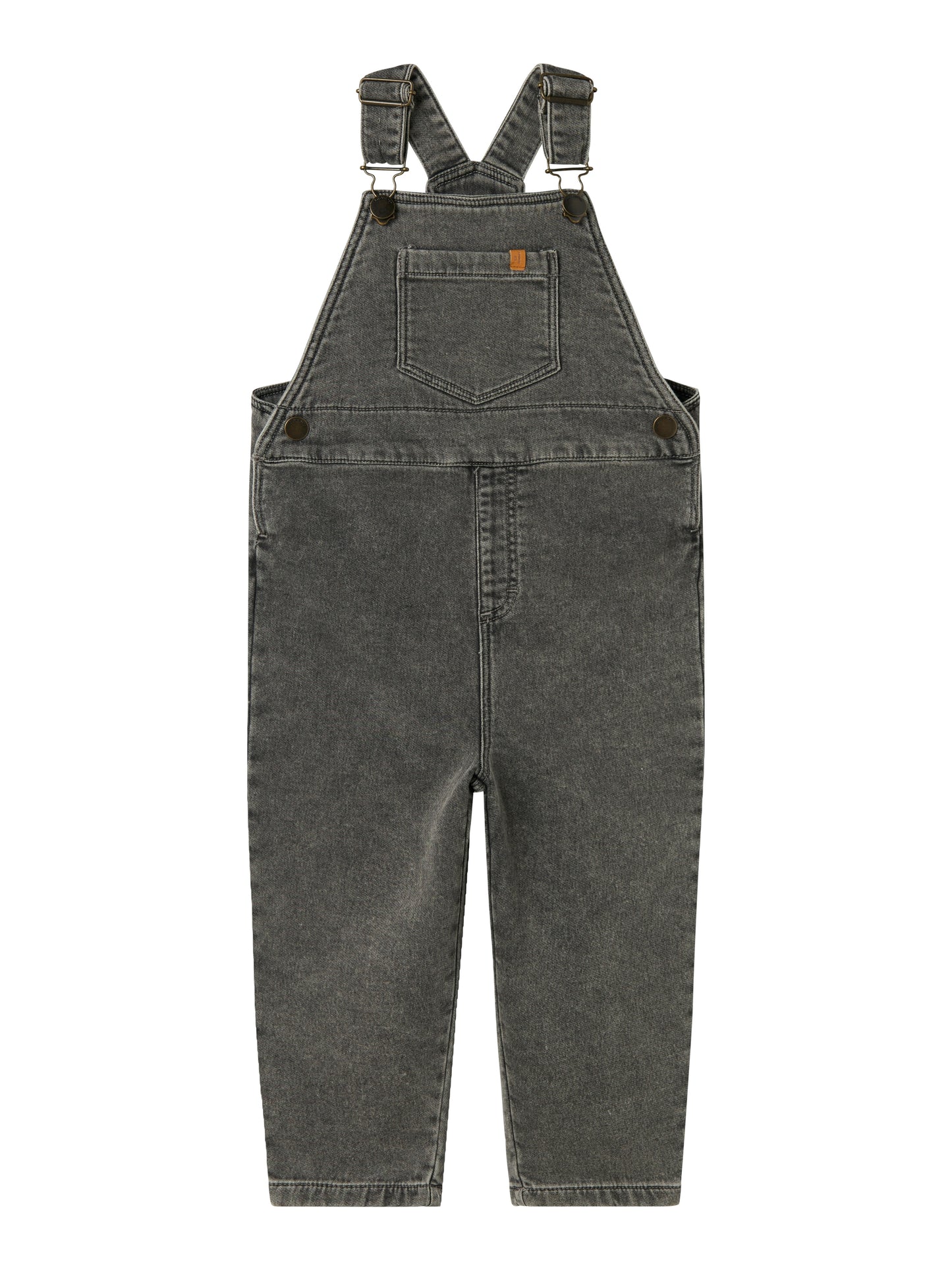 Lil Atelier Mini | Unisex Lulia Loose Denim Overall - Medium Grey Denim