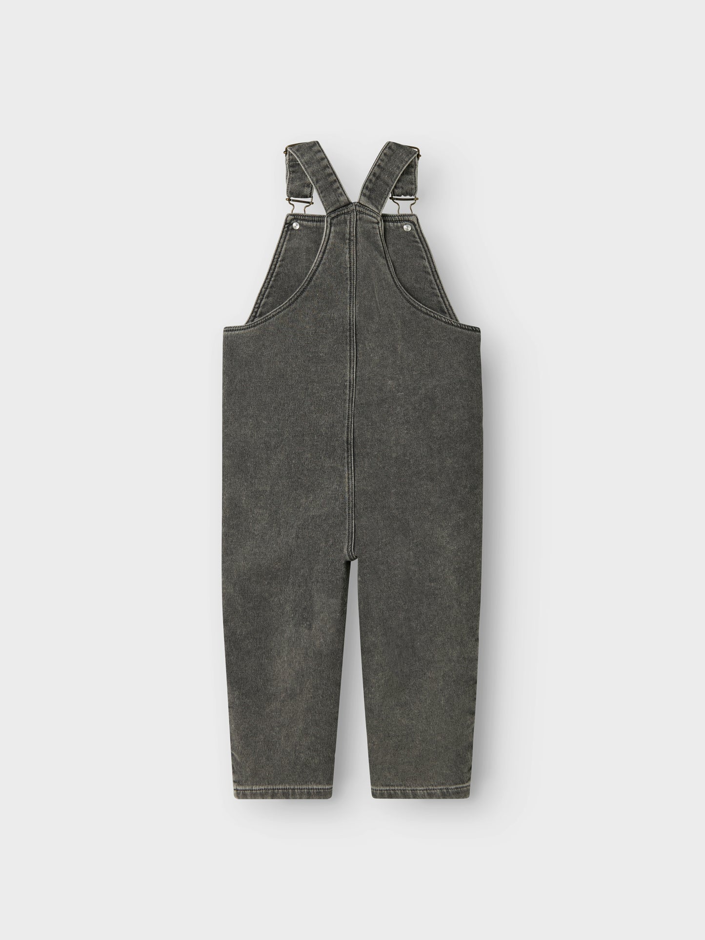 Lil Atelier Mini | Unisex Lulia Loose Denim Overall - Medium Grey Denim