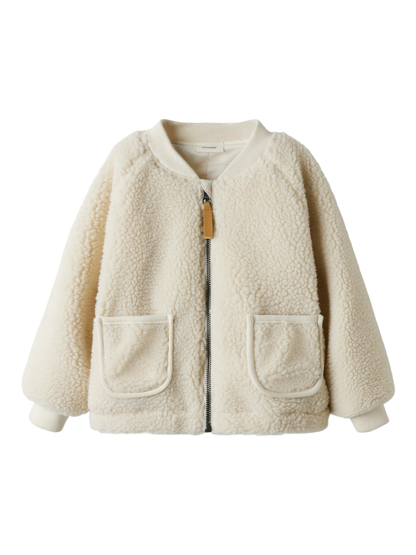 Lil Atelier Mini | Lajo Unisex Teddy Bomberjakke - Moon