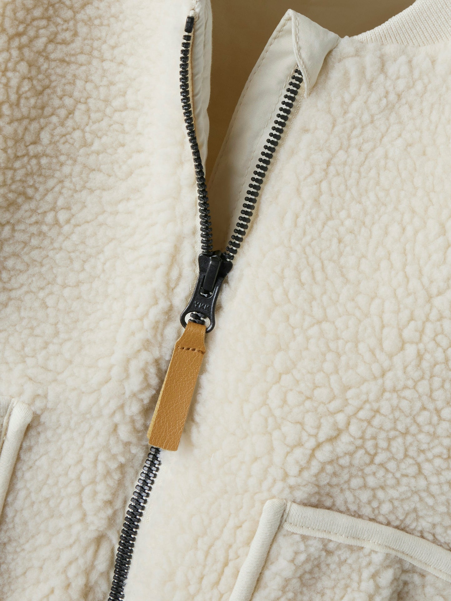 Lil Atelier Mini | Lajo Unisex Teddy Bomberjakke - Moon