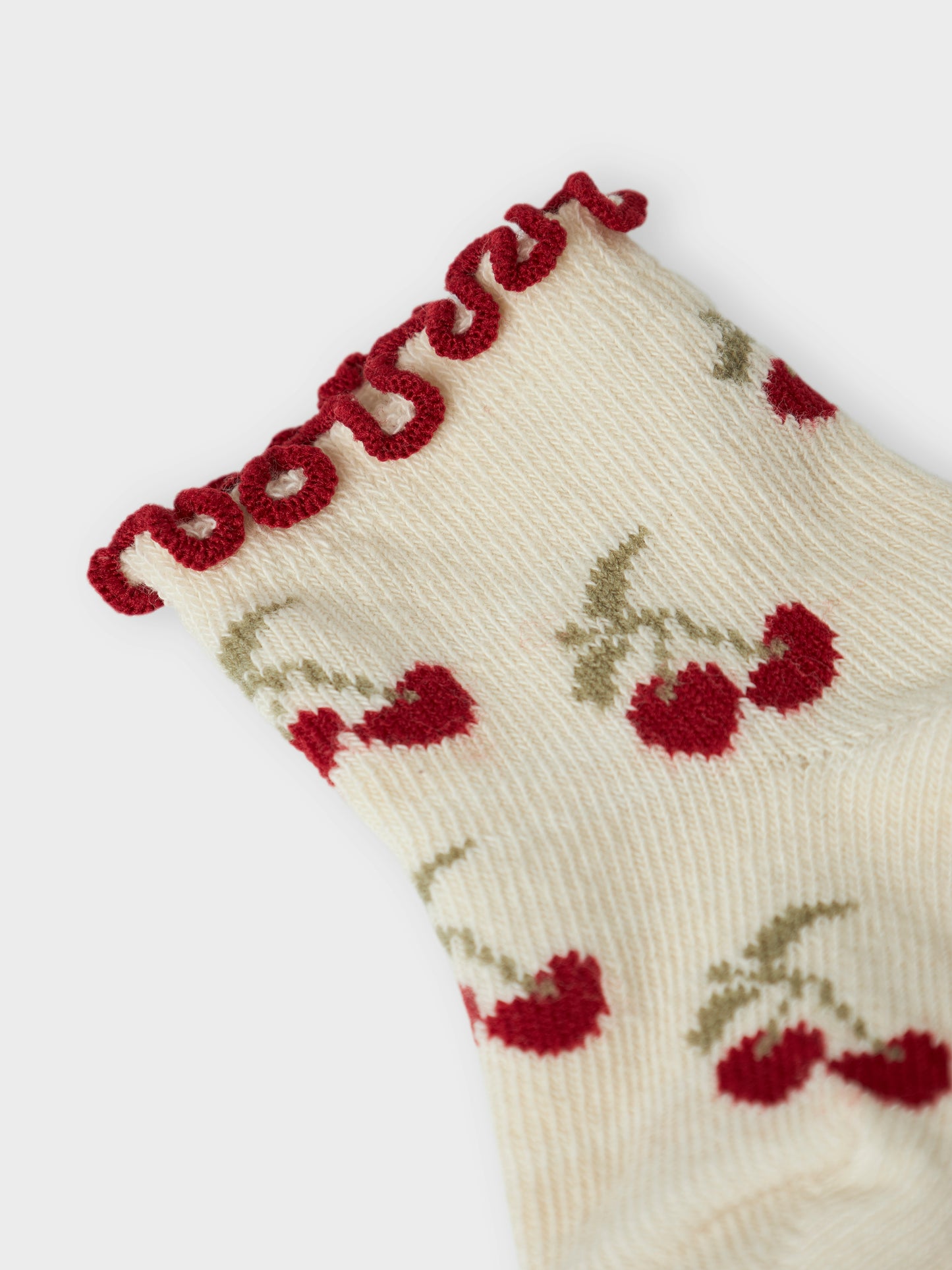 Lil Atelier baby | Darlene sokker - Kirsebær Turtledove Cherry