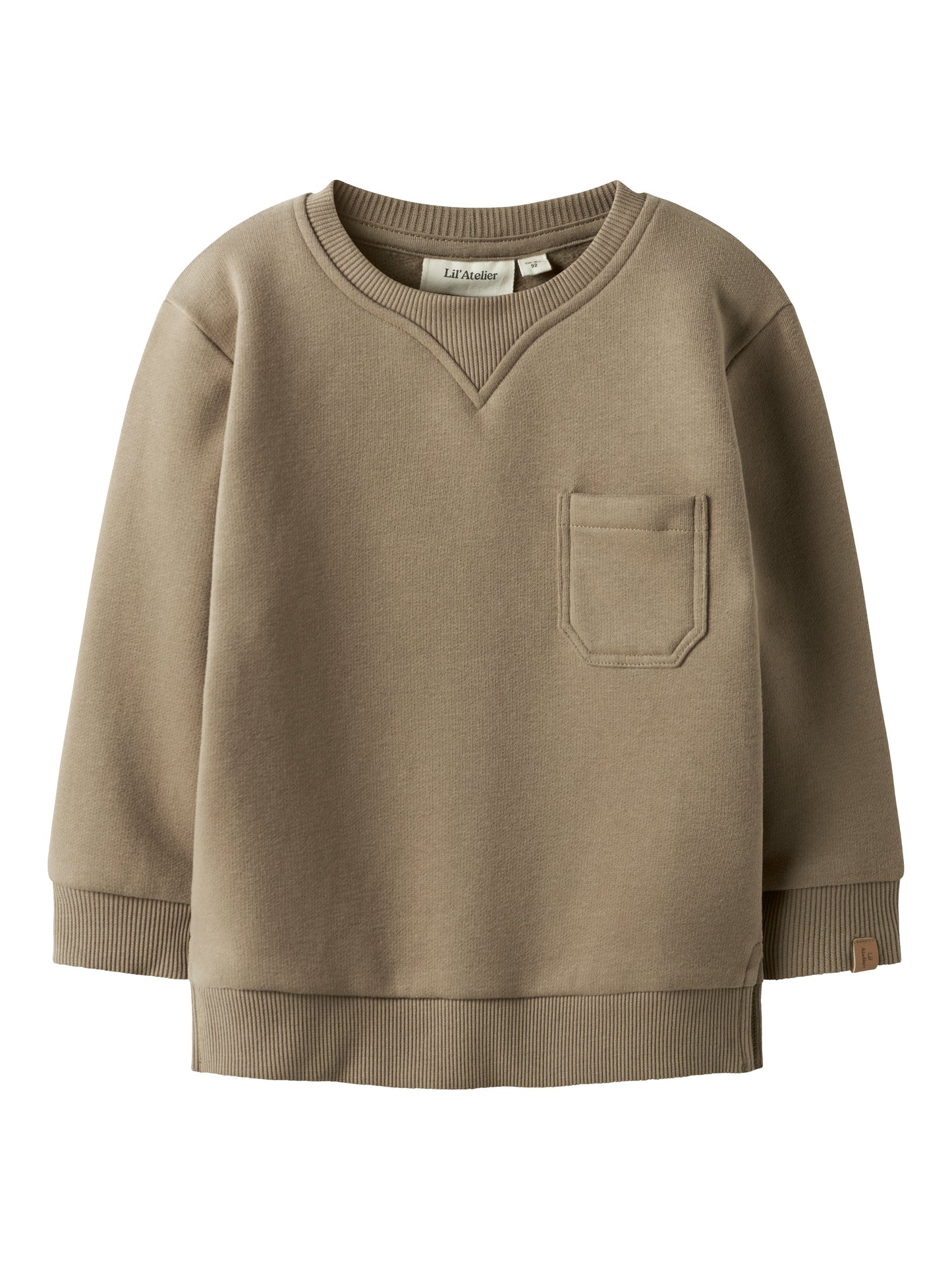 Lil Atelier Mini | London Sweat Genser - Sepia Tint