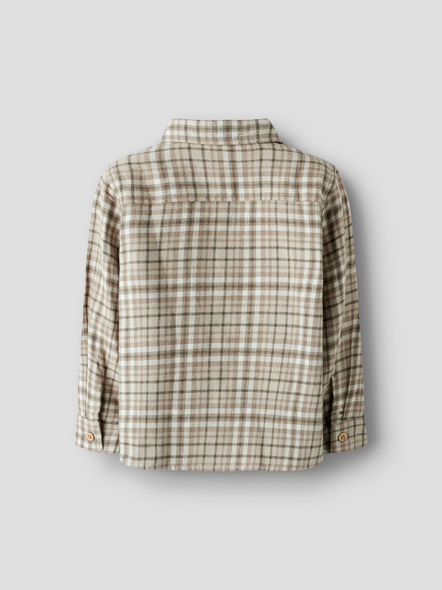 Lil Atelier Mini | Rebel flanell Skjorte - Sepia Tint
