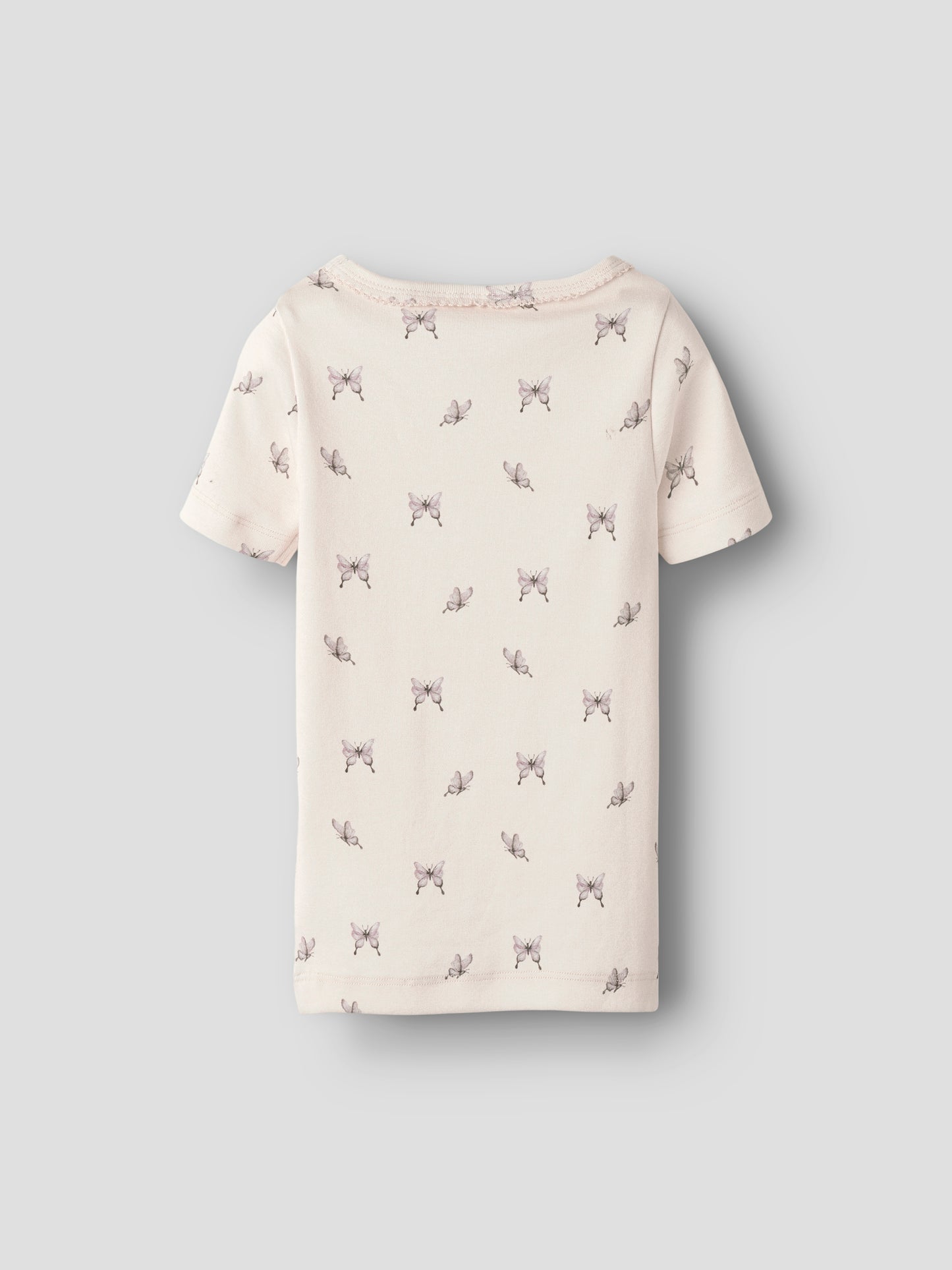Lil Atelier Mini | Gayo T skjorte - Peach Blush Sommerfugl