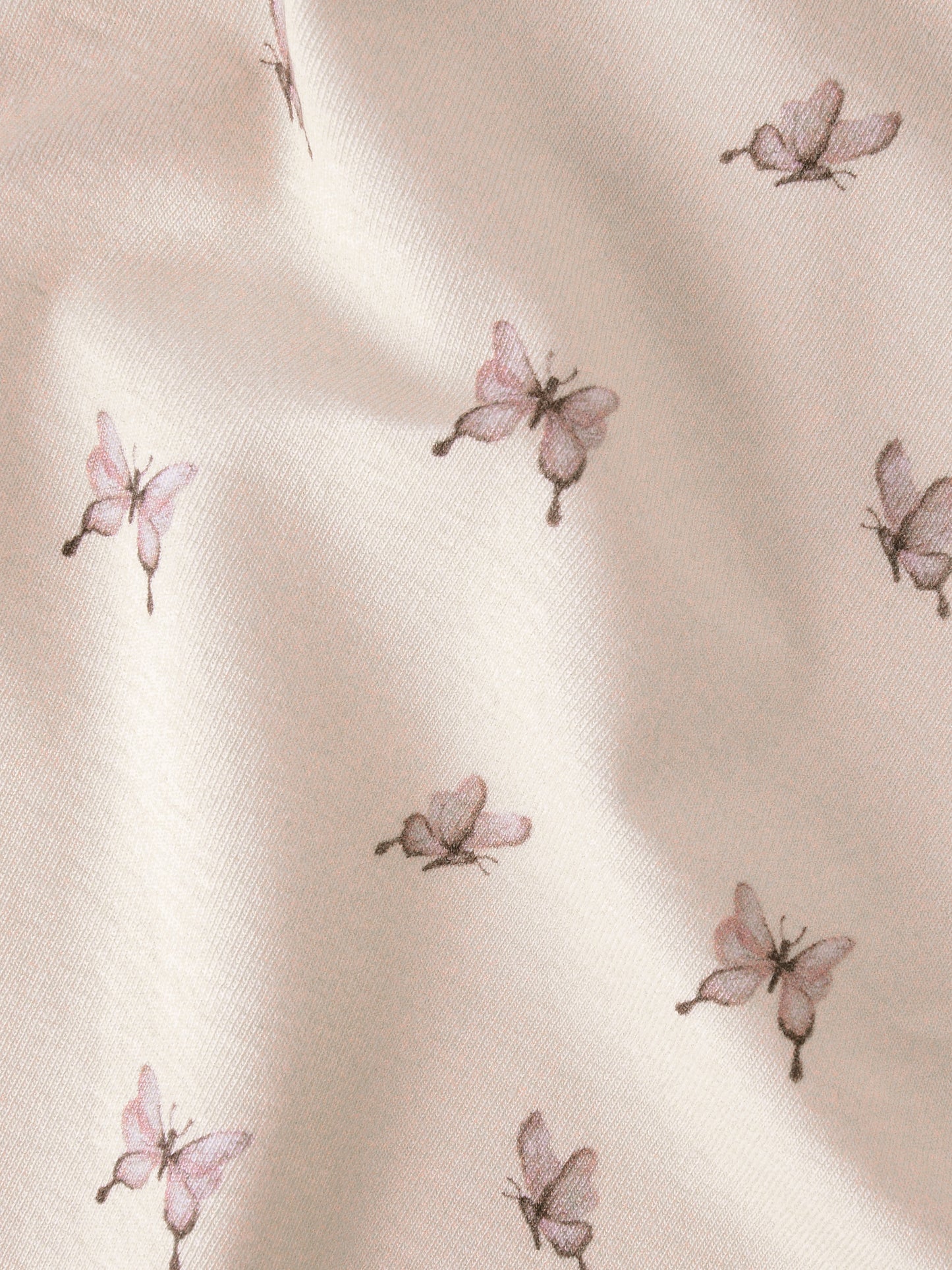 Lil Atelier Mini | Gayo T skjorte - Peach Blush Sommerfugl