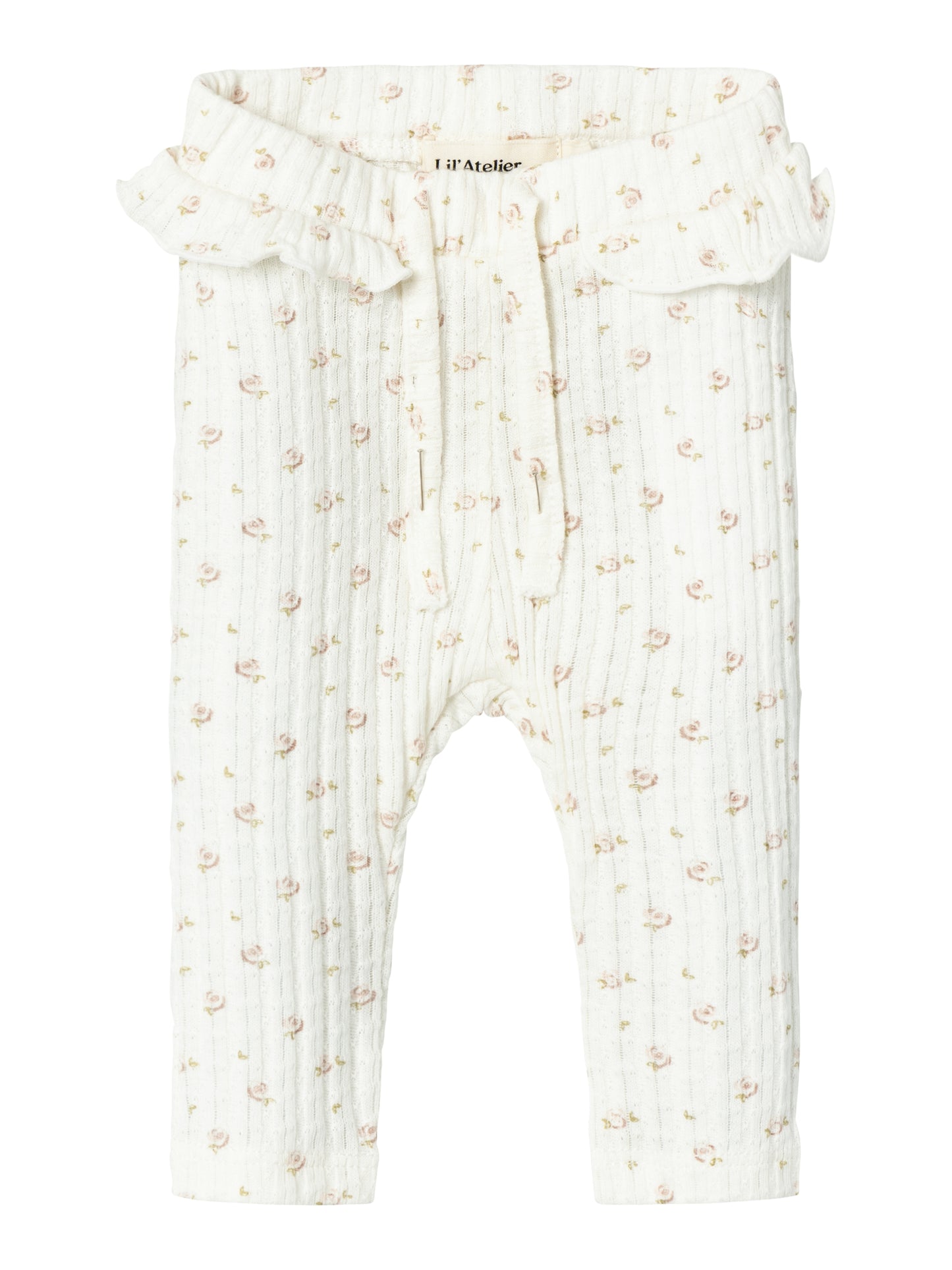Lil Atelier BABY | Hulla Slim Legging - Coconut Milk