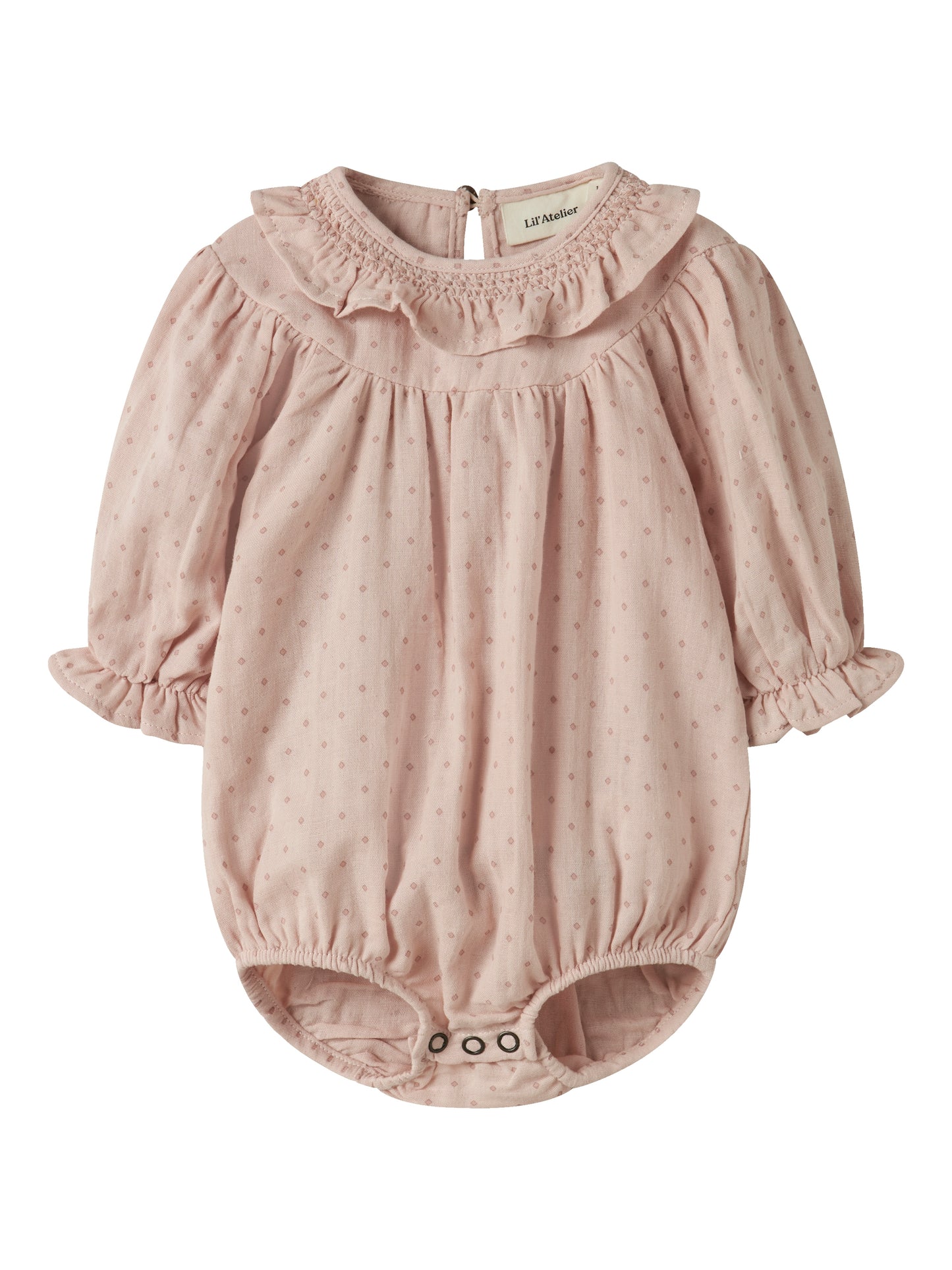Lil Atelier Baby | Dembe Loose Romper - Peach Whip