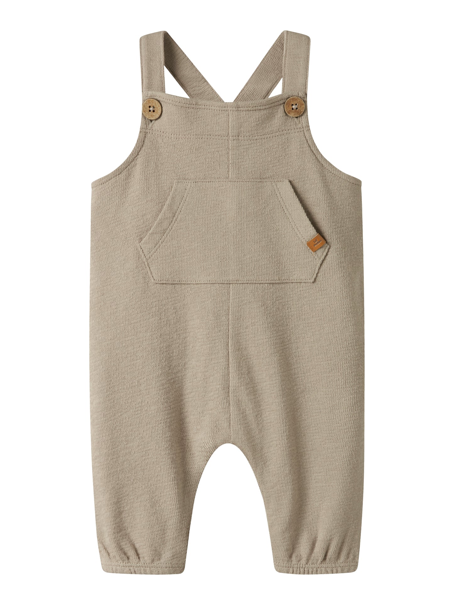 Lil Atelier BABY | Don Loose Unisex Overall - Oxford Tan