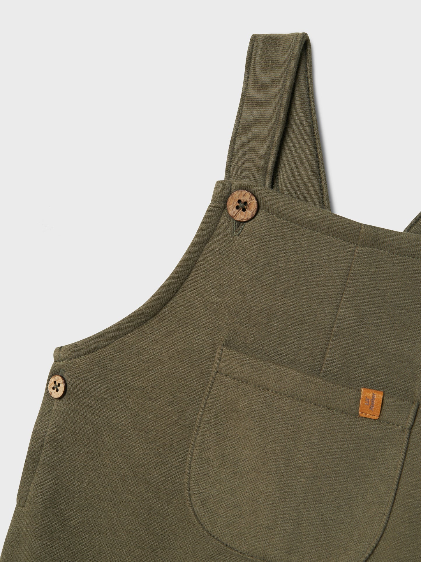 Lil Atelier Baby | Unisex London Loose Overall - Shitake