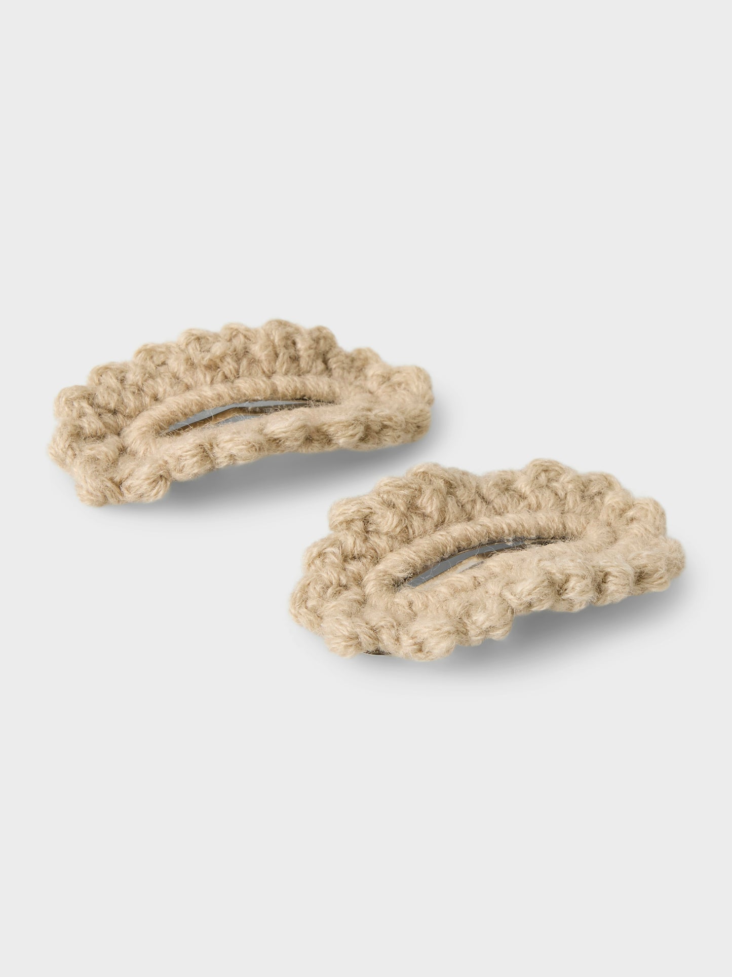 Lil Atelier | Lisa Heklet Hårspenne 2 pk - Irish Cream