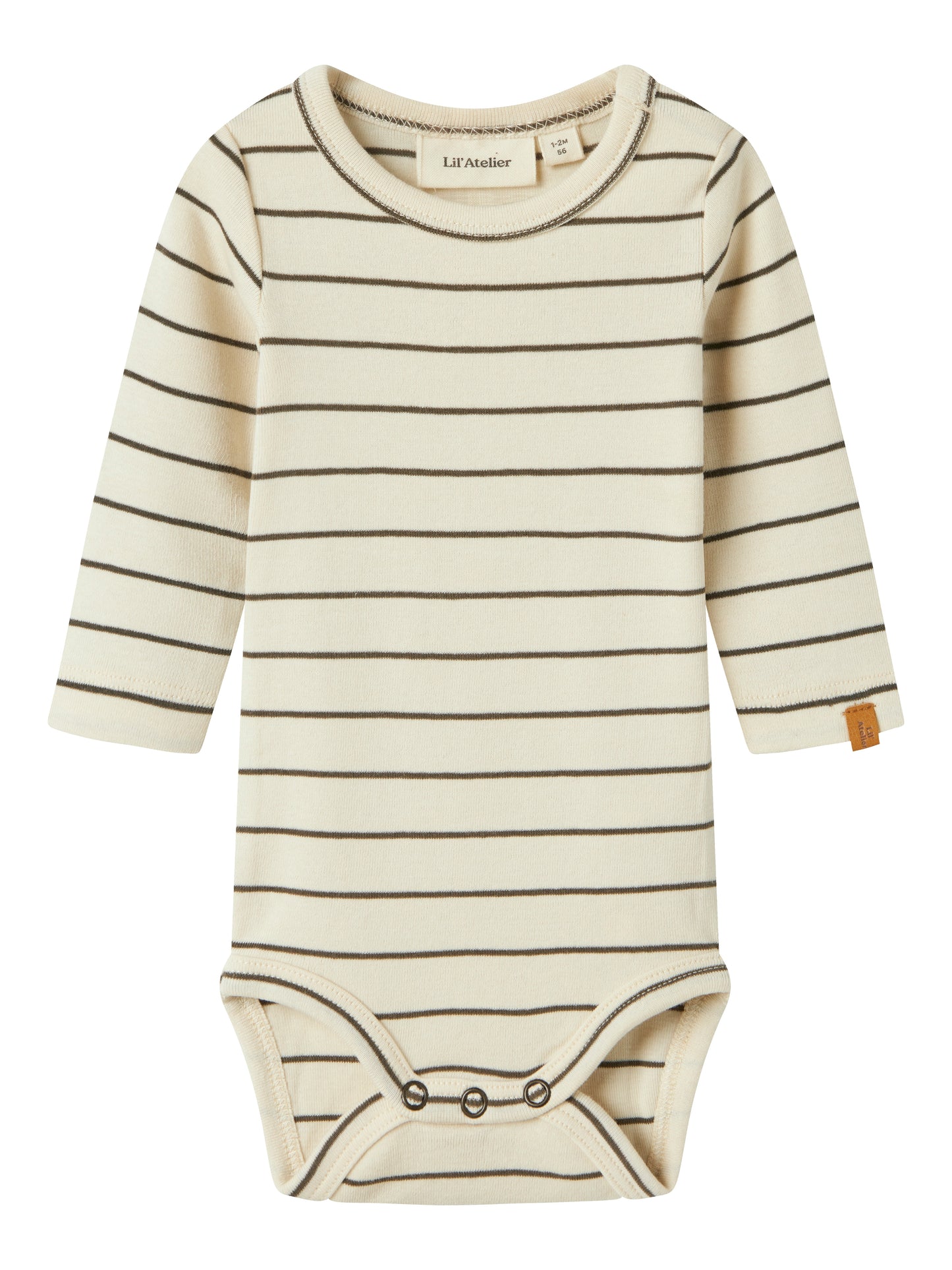 Lil Atelier Baby | Geo slim body - Turtledove