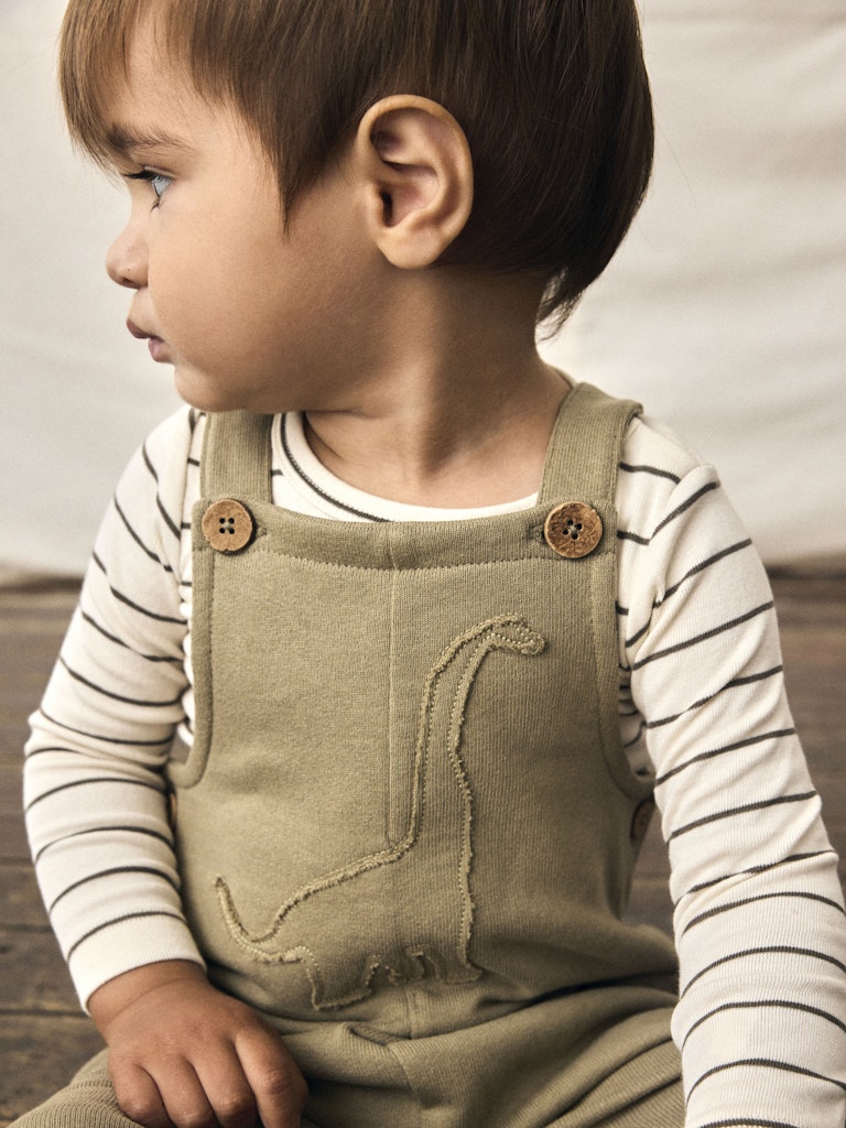 Lil Atelier Baby | Geo slim body - Turtledove