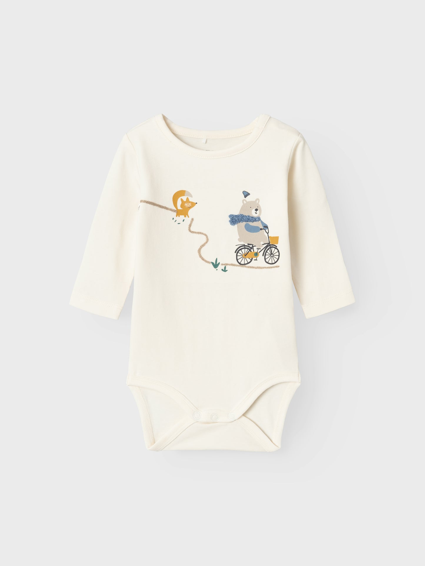 Name it Baby | Unisex Basic Bomullsbody - Jet Stream