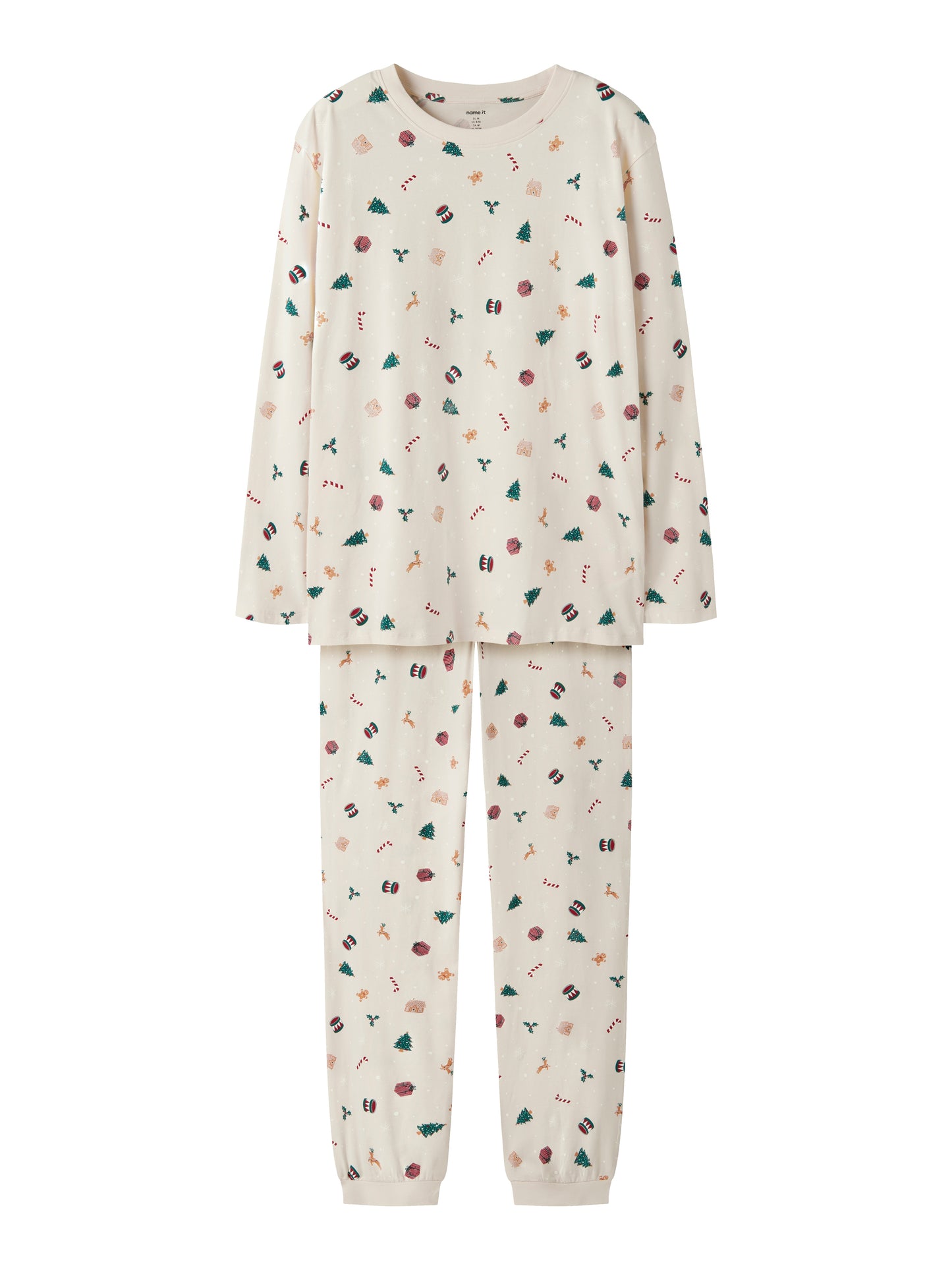 Name it Voksen | Julepysj Familiematch Unisex - Whitecap Christmas