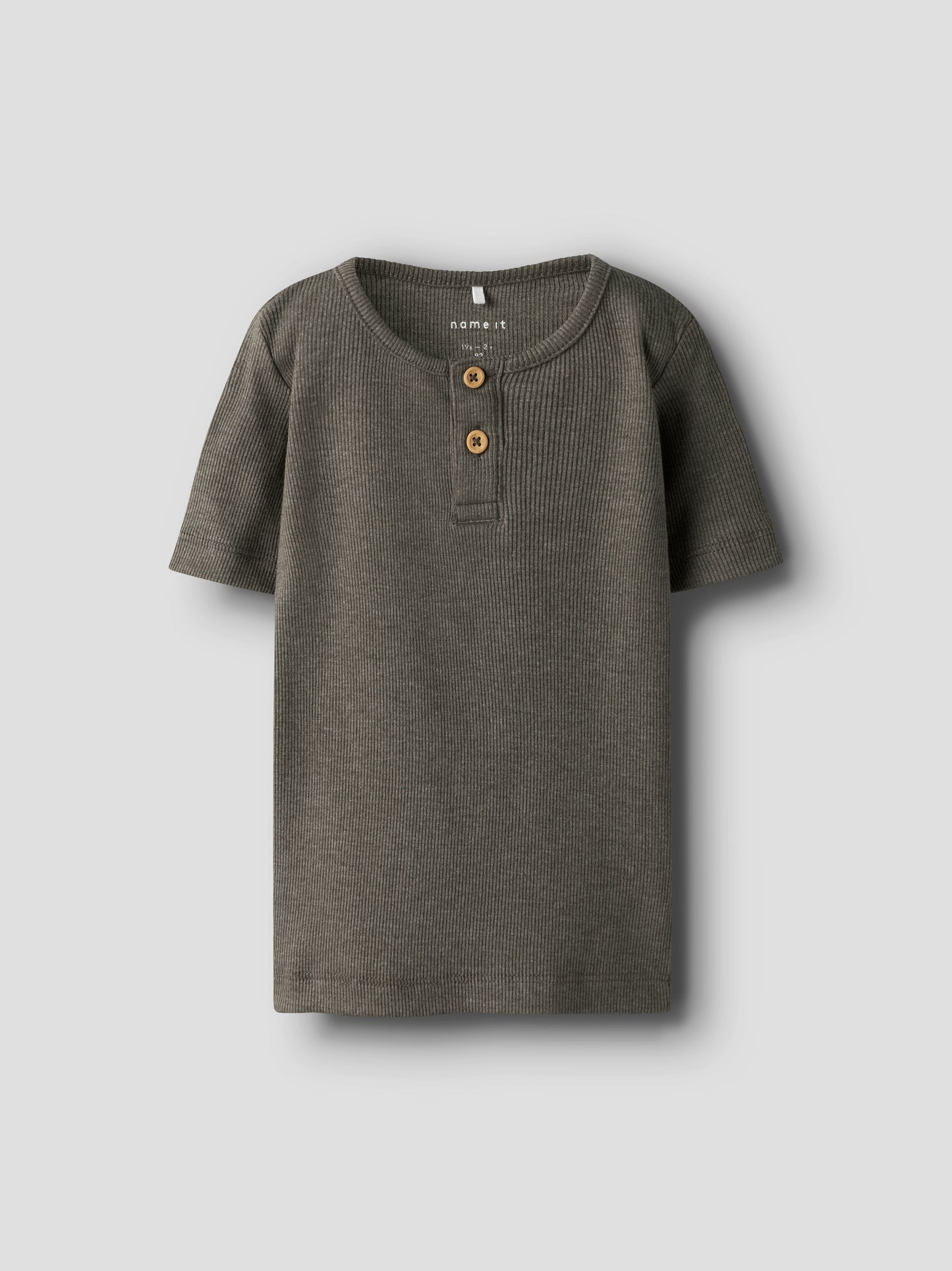 Name it Mini | Basic Slim T-skjorte - Bungee Cord Melange