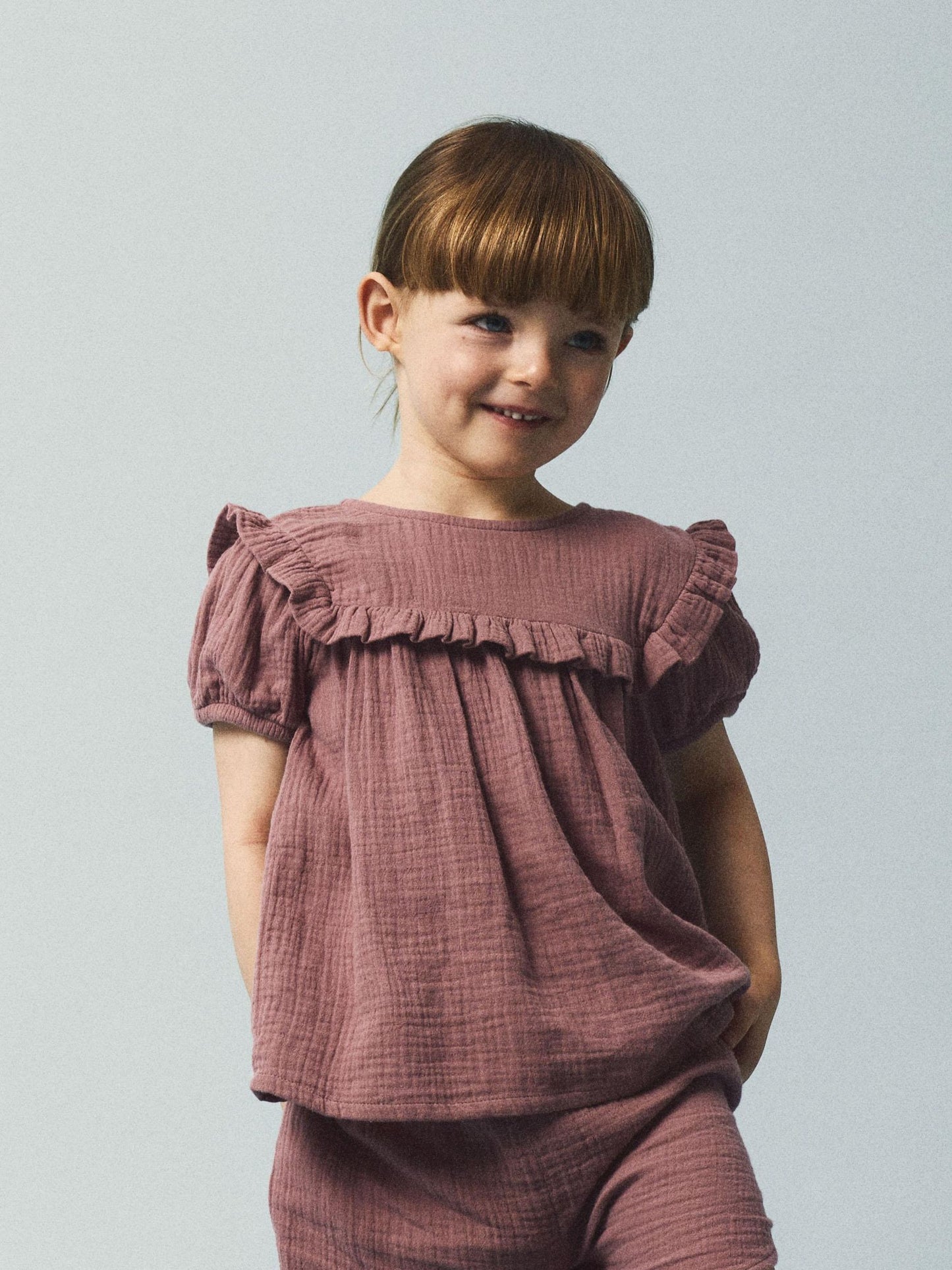 Name it Mini | Hussi Kortermet Topp - Nostalgia Rose