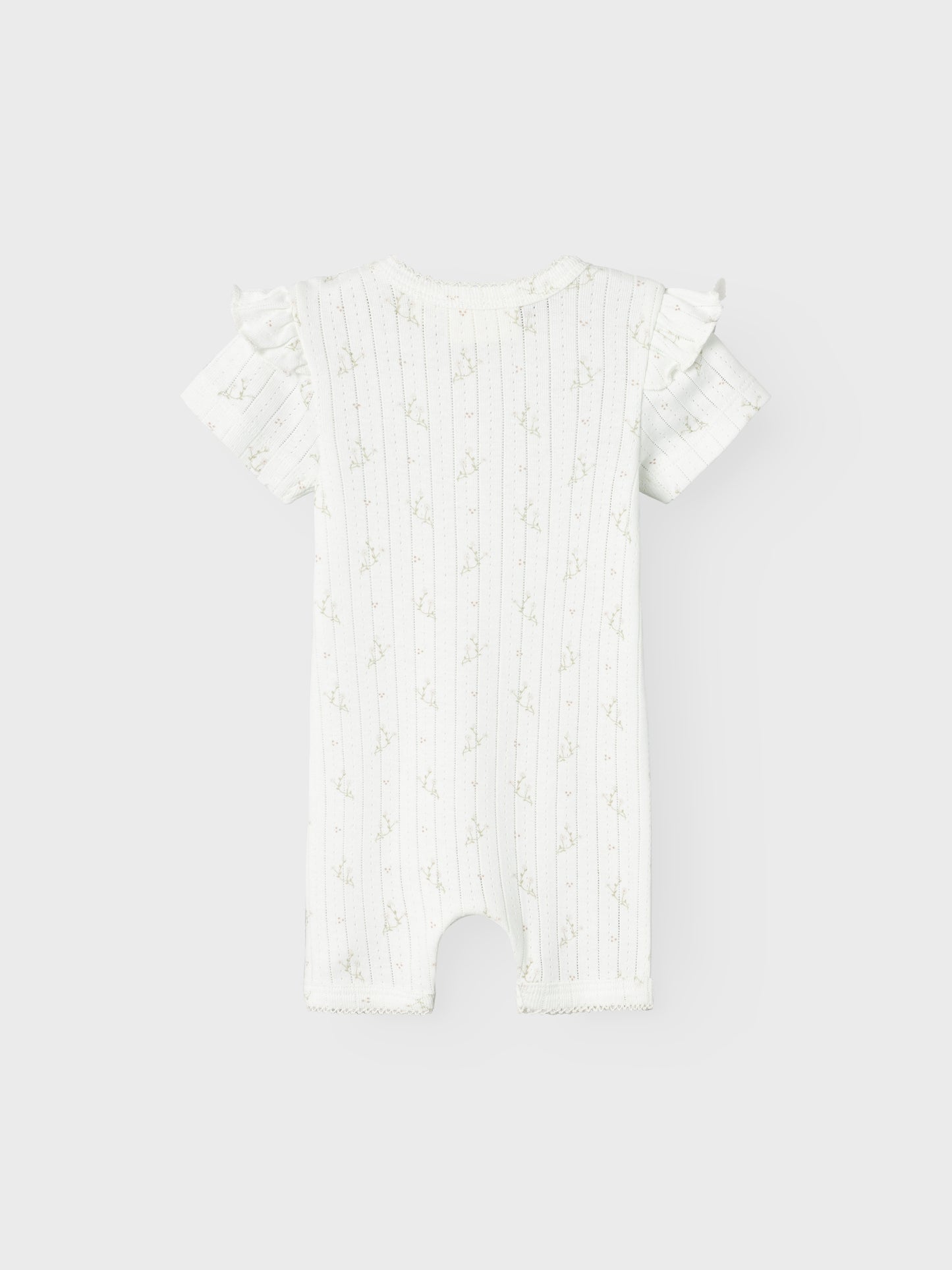 Lil Atelier Baby | Rachello Doa kortermet nattdrakt - Coconut Milk