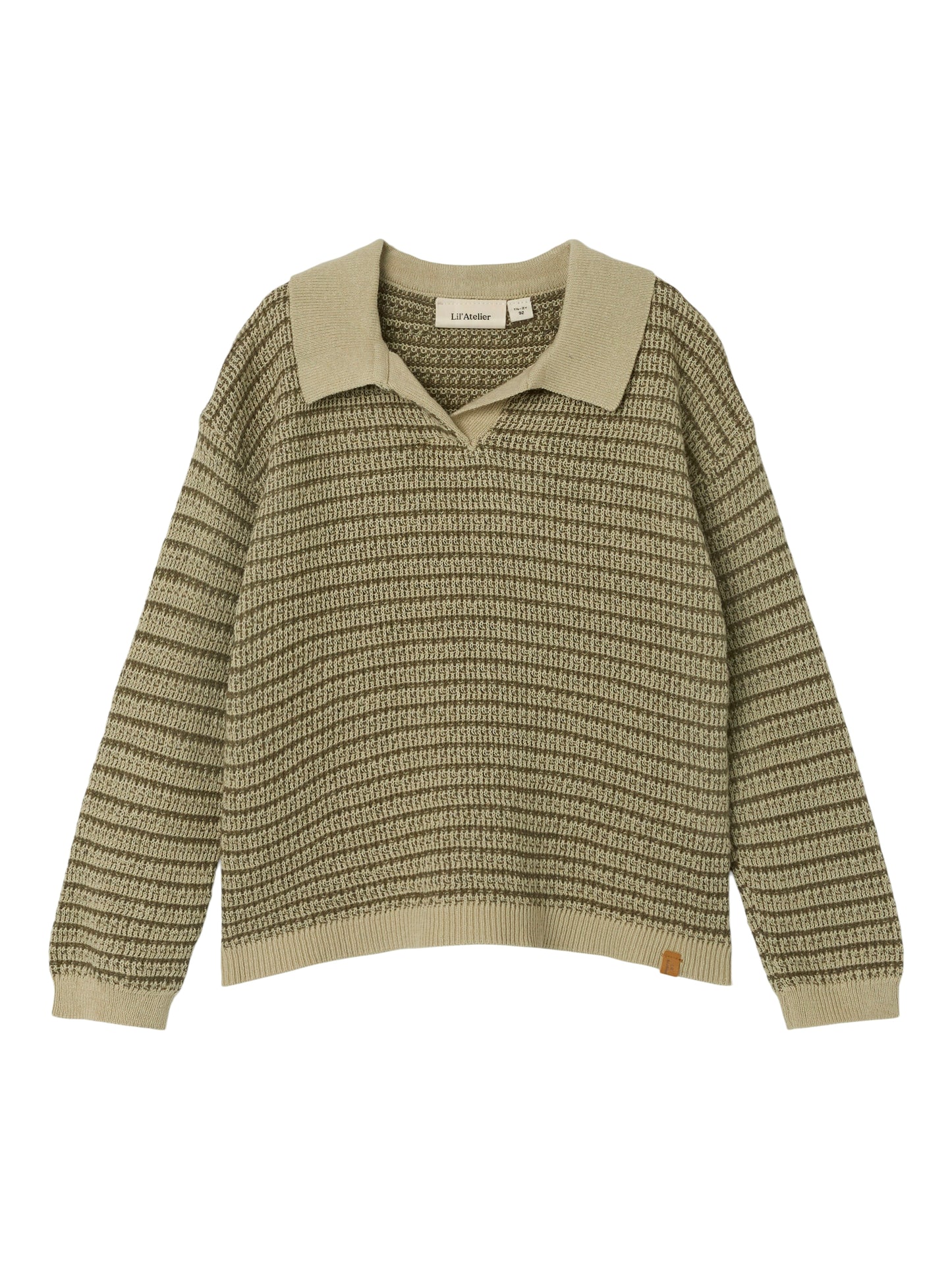 Lil Atelier Mini | Barker Strikket Pengenser - Moss Gray
