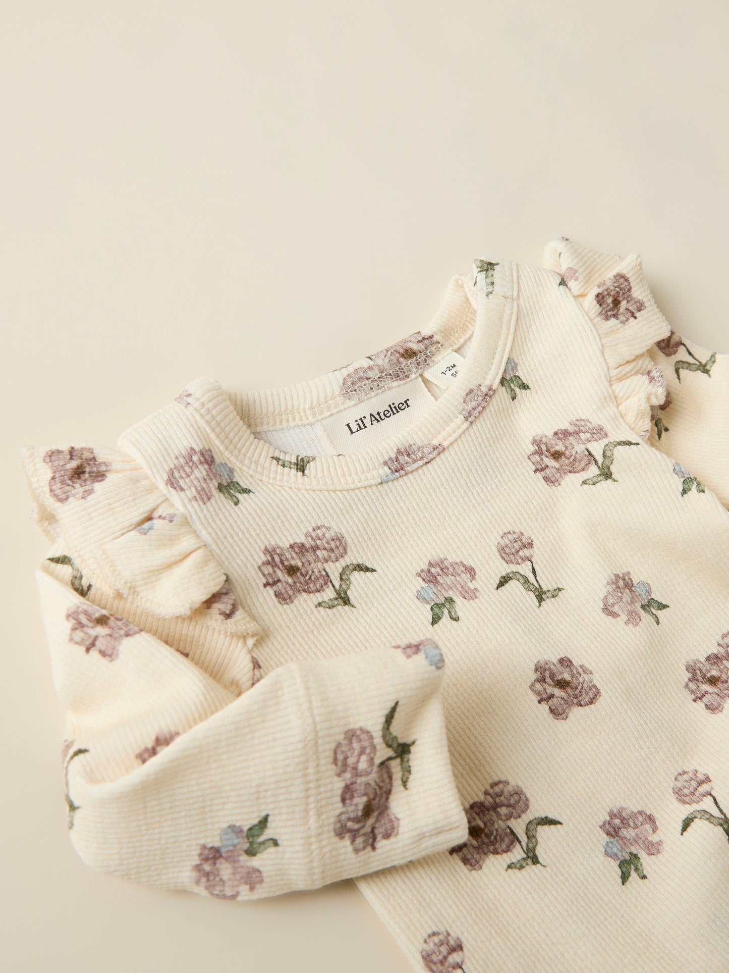 Lil Atelier Baby | Gavo Slim Body - Turtledove Peony