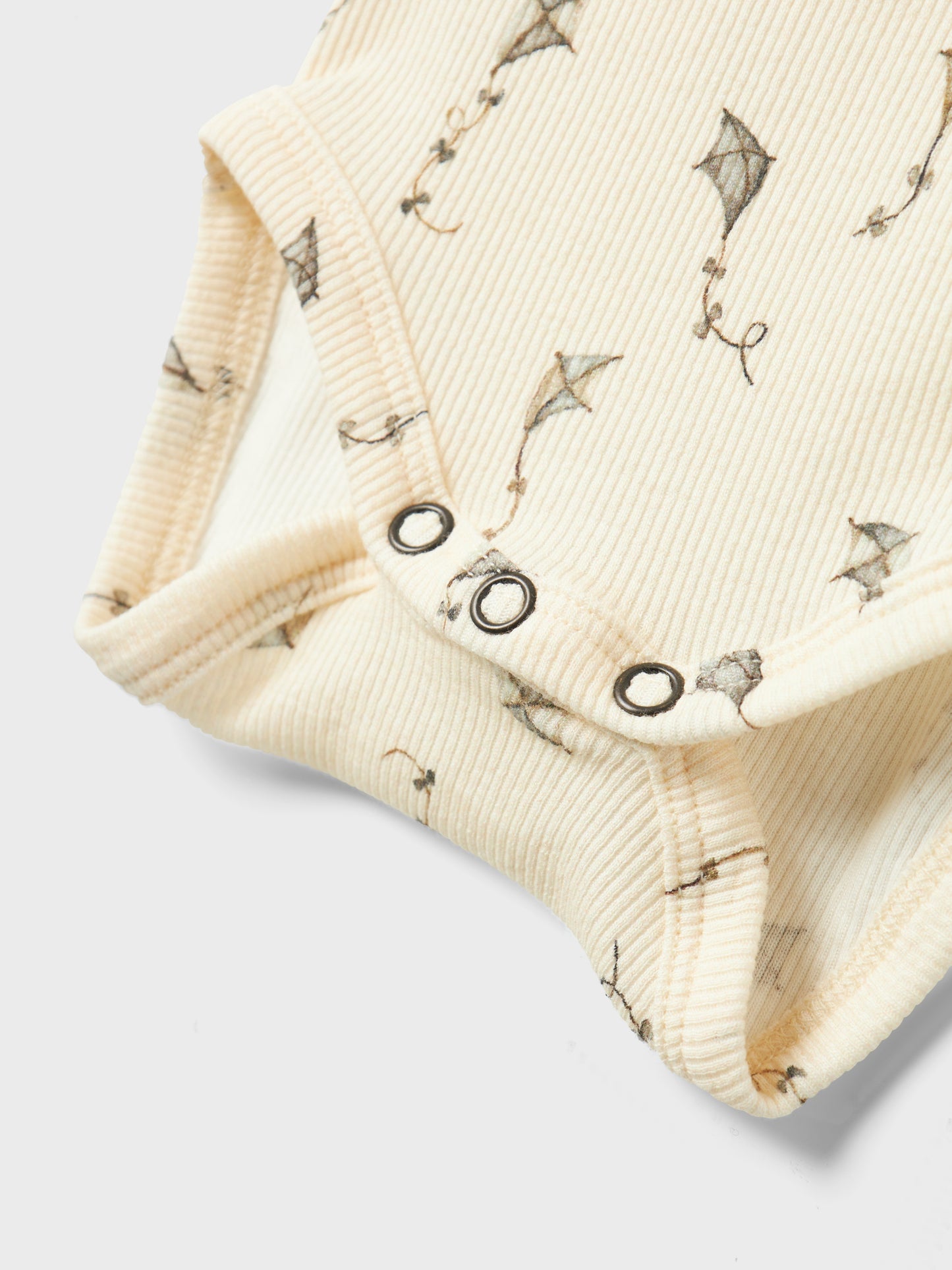 Lil Atelier Baby | Gavo Unisex bomulls body - Turtledove Kites