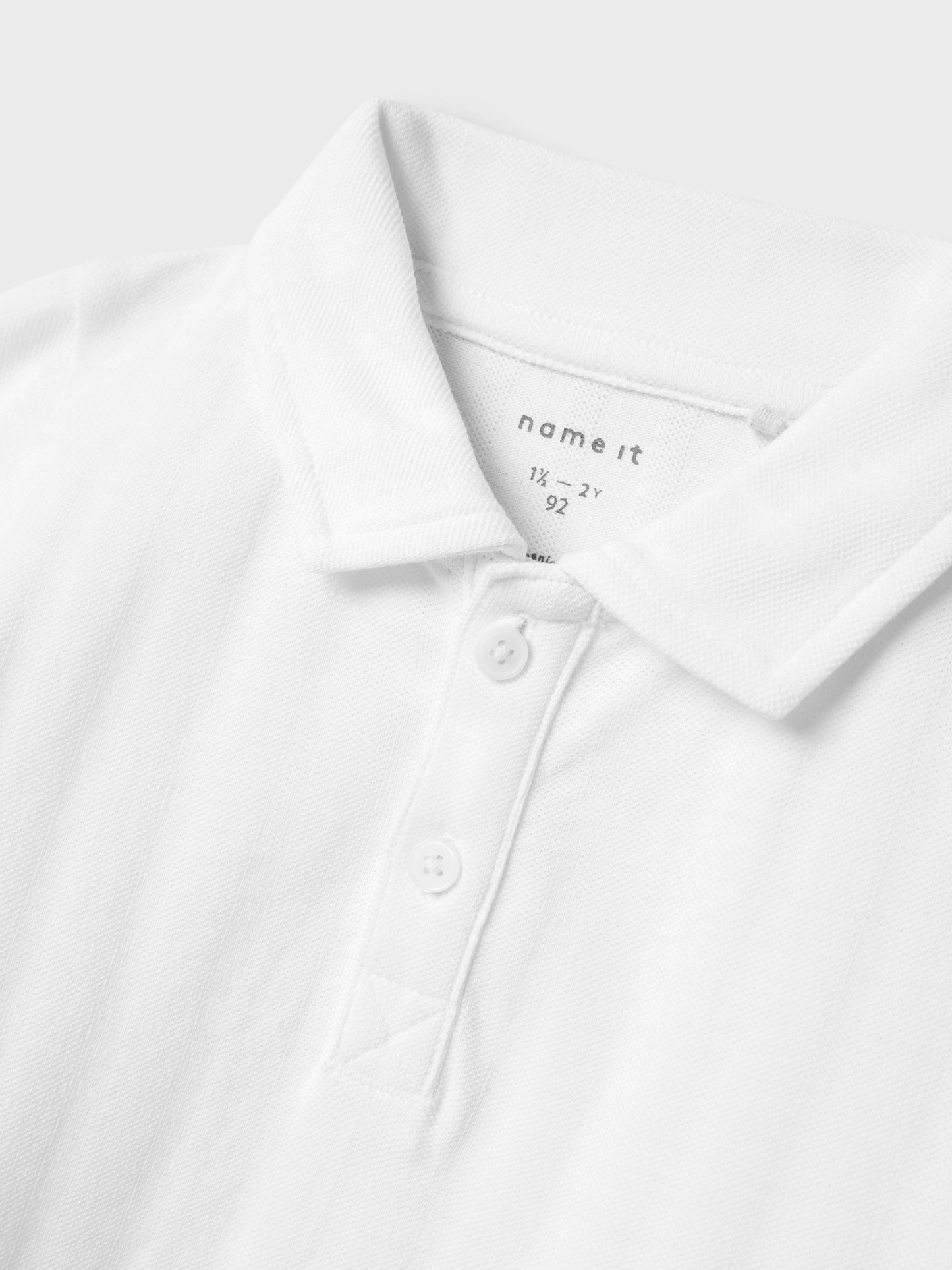 Name It Mini | Pengenser med krage - Bright White