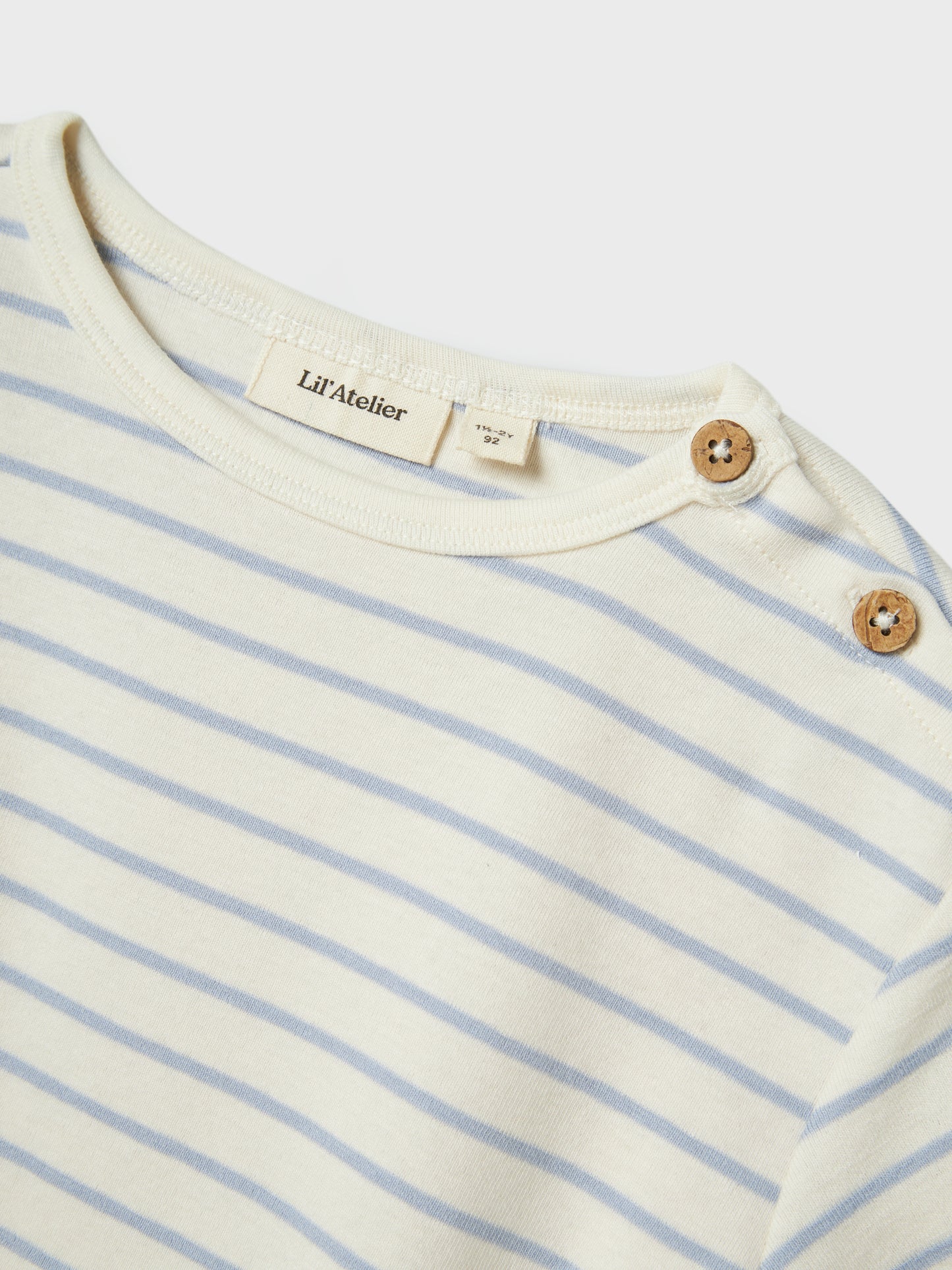 Lil Atelier Mini | Geo T-skjorte - Zen Blue
