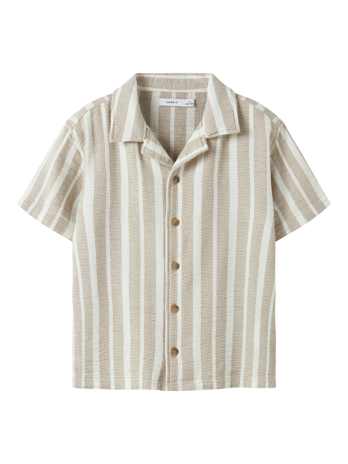 Name it KIDS | Foko Kortermet Skjorte - Chateau Gray