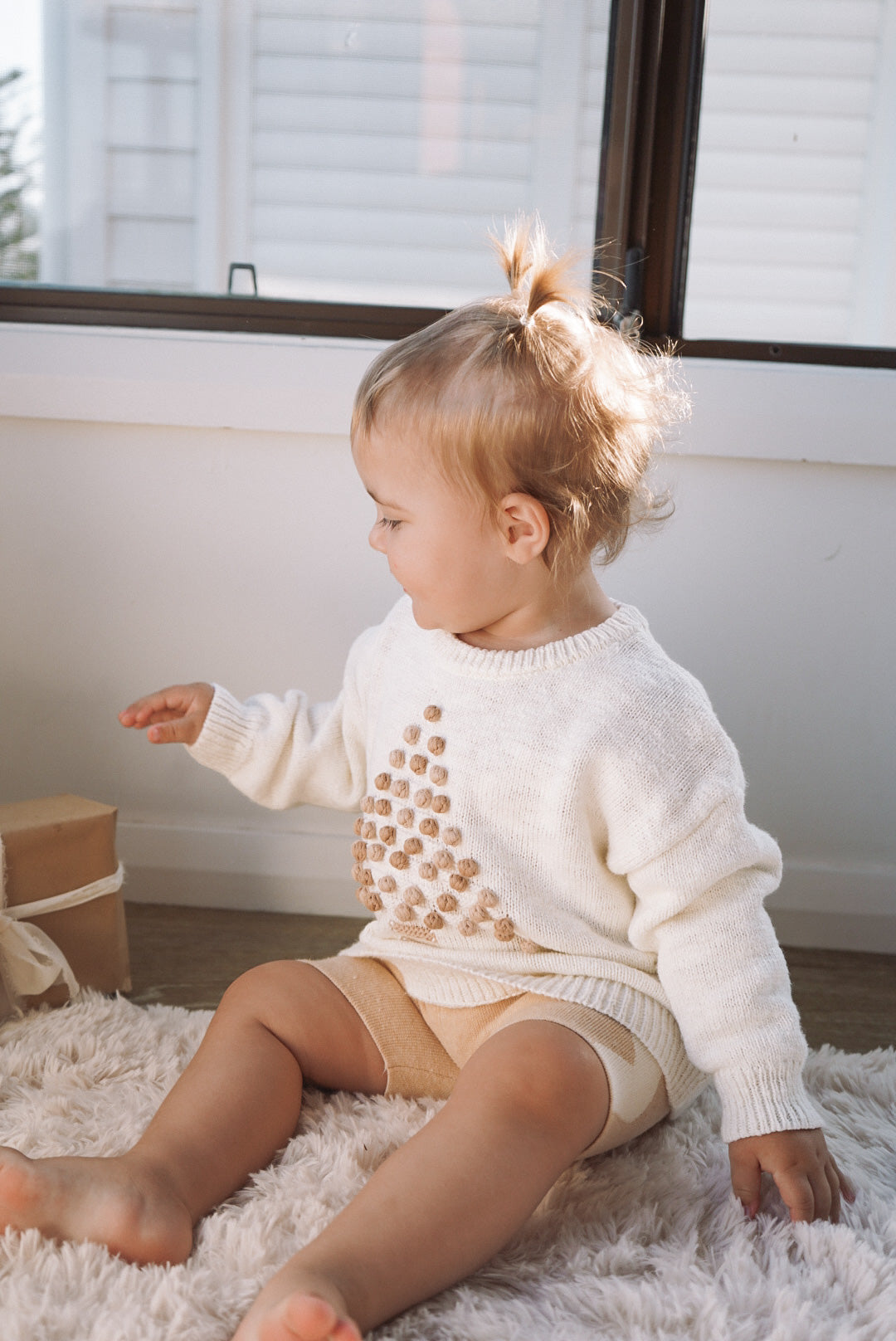 Ziggy Lou | Chunky Strikket Genser - Coconut Christmas