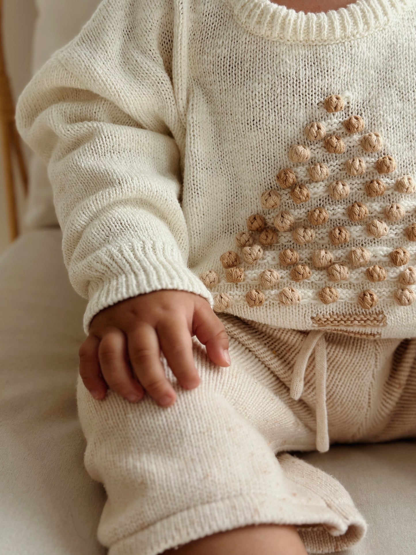 Ziggy Lou | Chunky Strikket Genser - Coconut Christmas