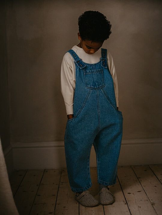 The Simple Folk | The Oversized Denim Dungaree