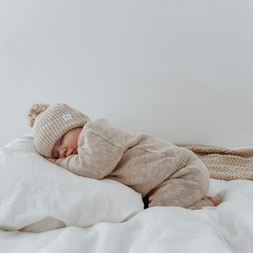Ziggy Lou | Strikket Omslagsjakke - Wheat